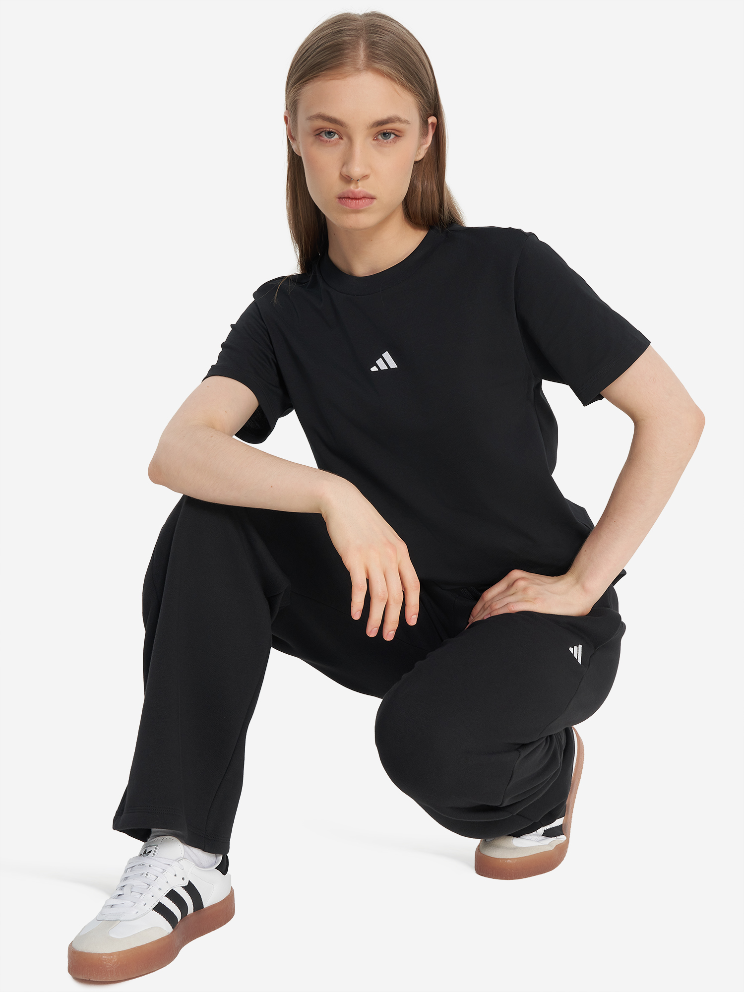 фото Футболка женская adidas, черный