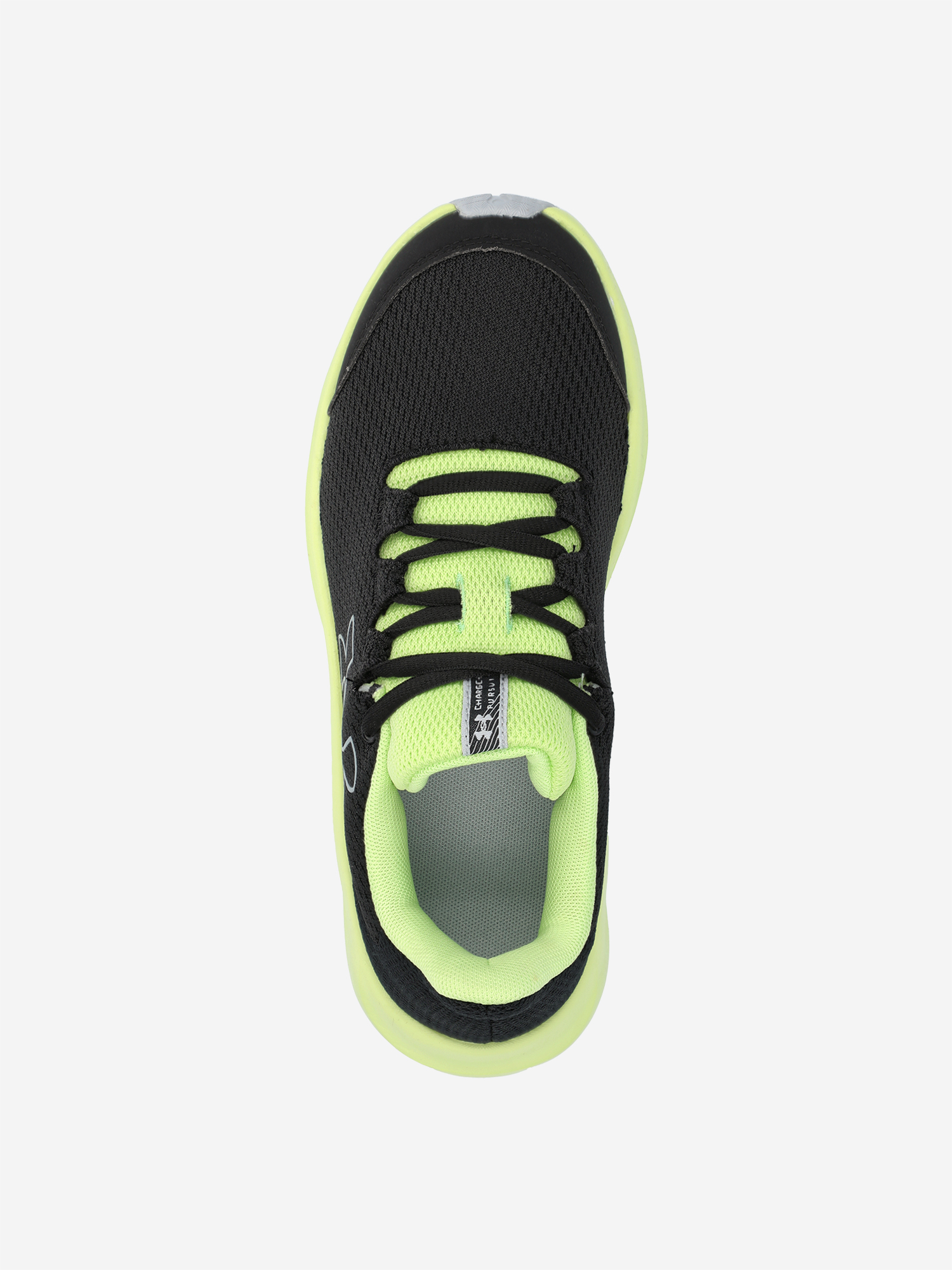 фото Кроссовки детские under armour charged pursuit 3 bl, черный
