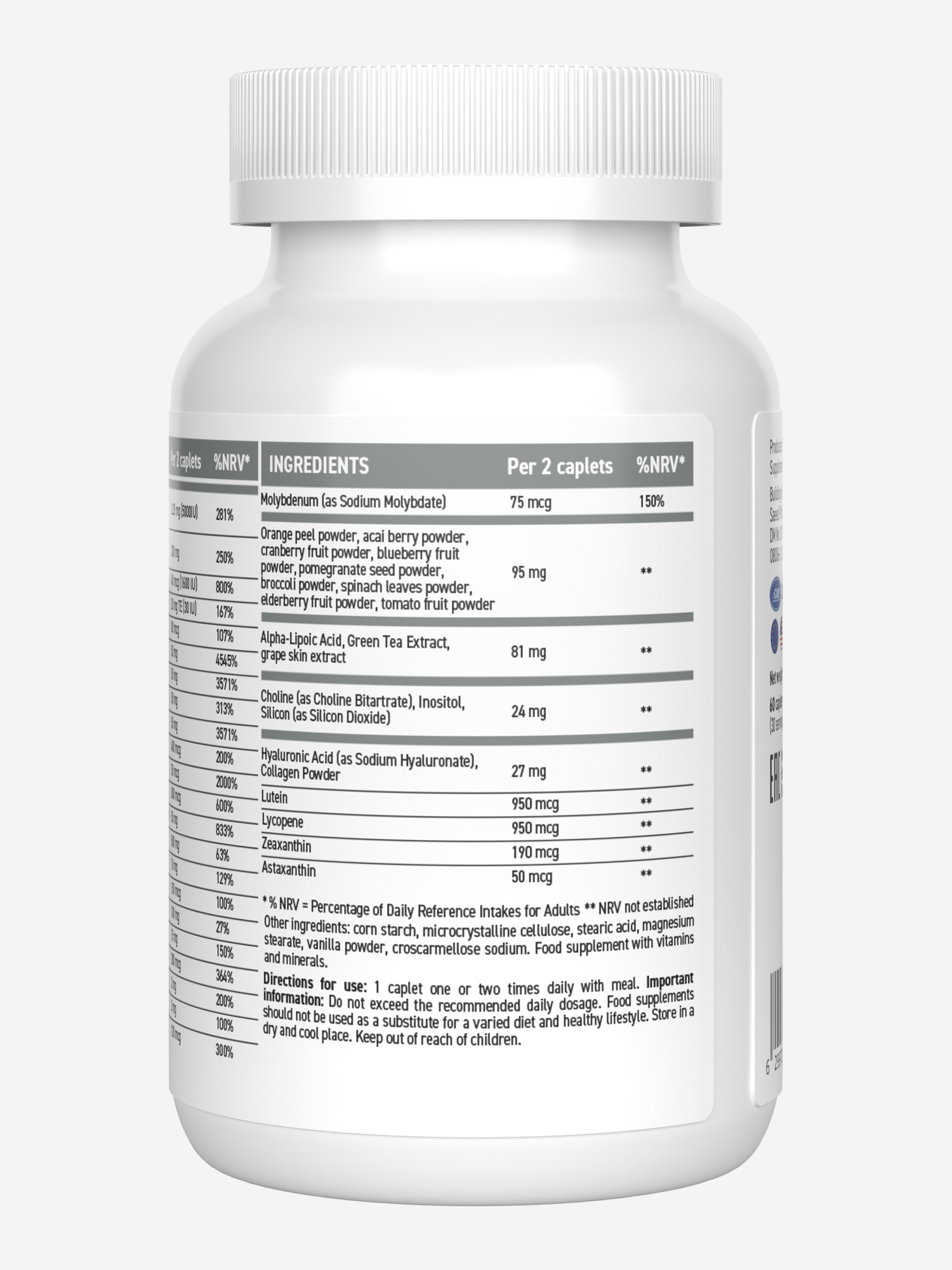 фото Женский спортивный витаминно-минеральный комплекс ultrasupps, 60 шт, белый