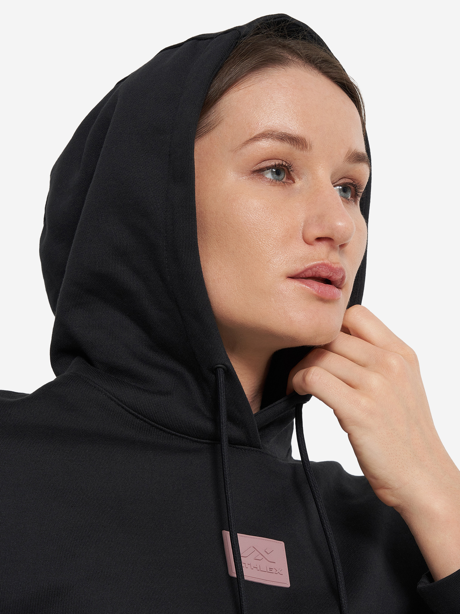 фото Худи женское athlex, черный