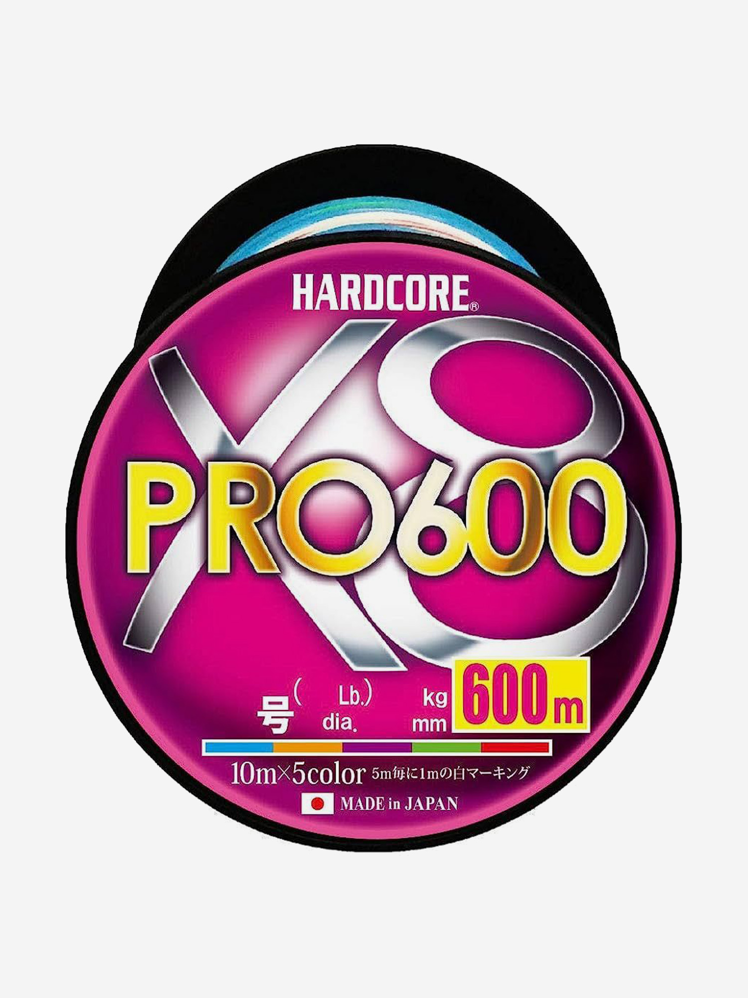 Duel/Yo-zuri, Шнур Hardcore Pro X8 5Color, 600м, 4.0, 0.34мм, 27кг, арт.H3959, Мультицвет
Duel/Yo-zuri, Шнур Hardcore Pro X8 5Color, 600м, 4.0, 0.34мм, 27кг, арт.H3959, Мультицвет