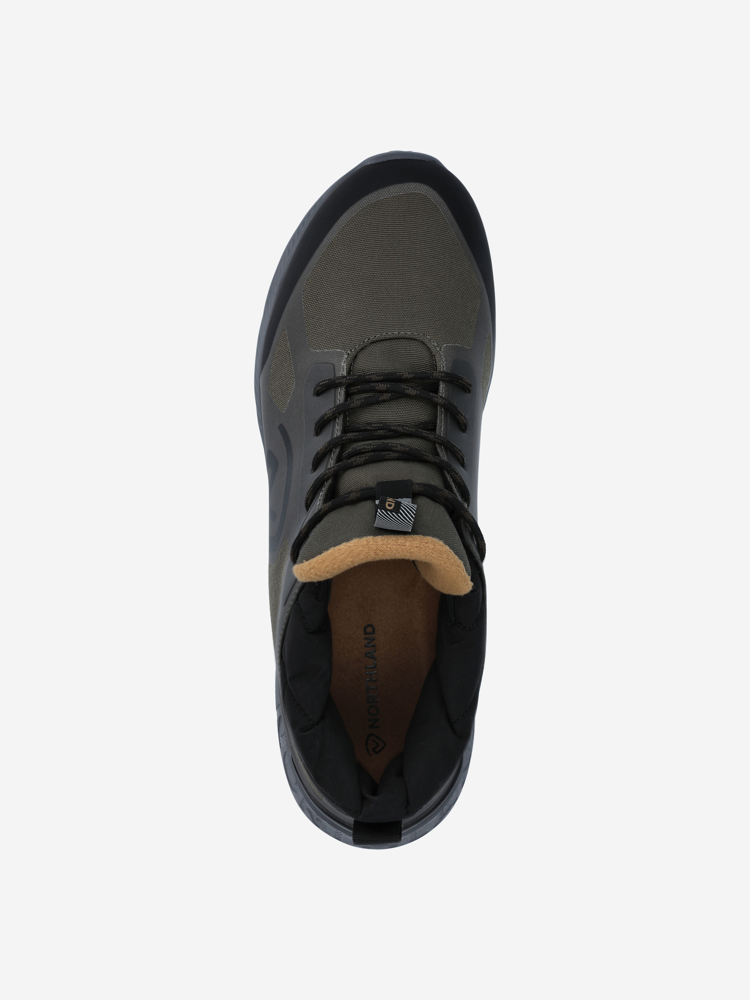 фото Ботинки утепленные мужские northland tweng demi nylon, зеленый