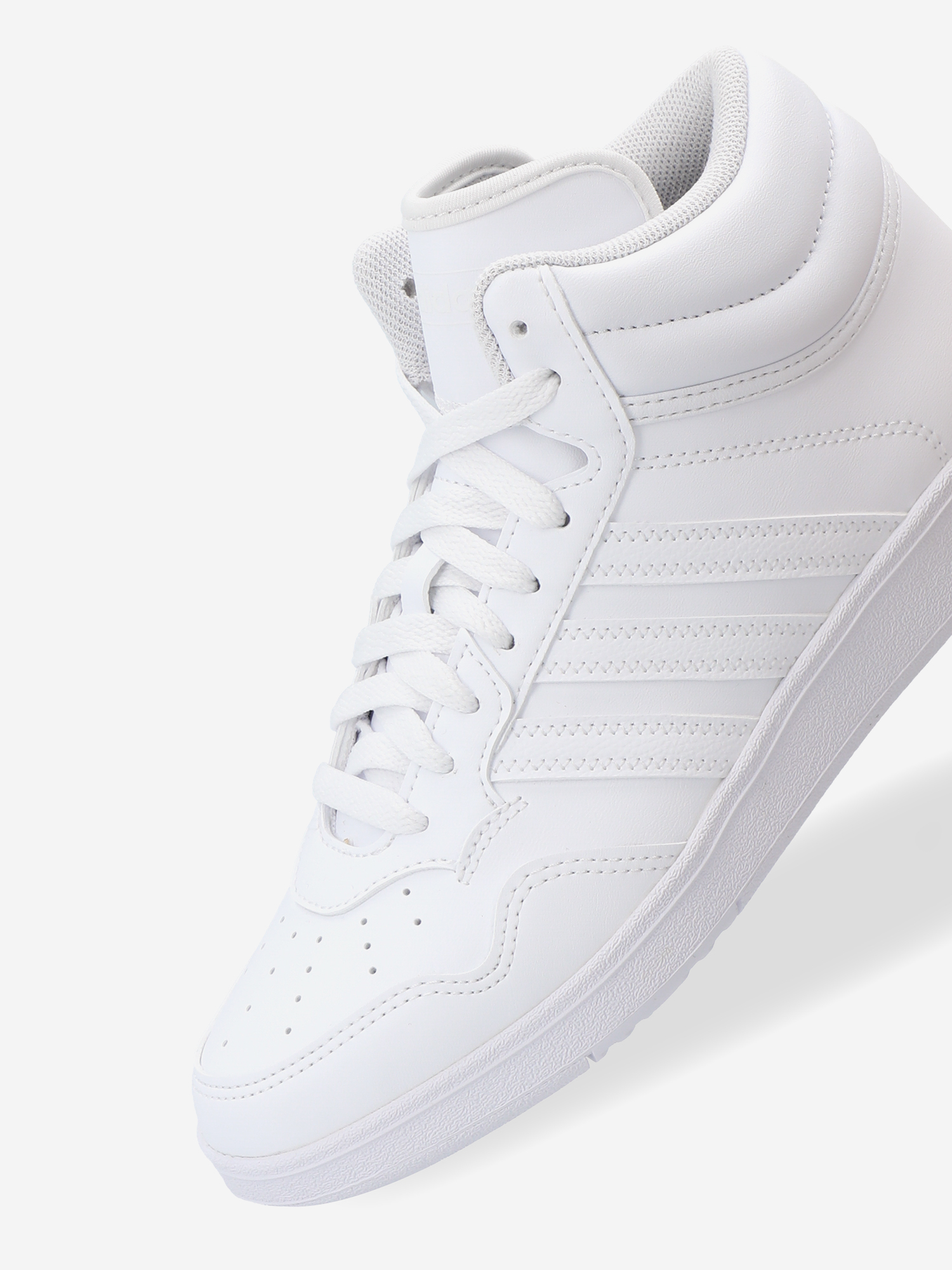 фото Кеды детские adidas hoops 4.0 mid j, белый