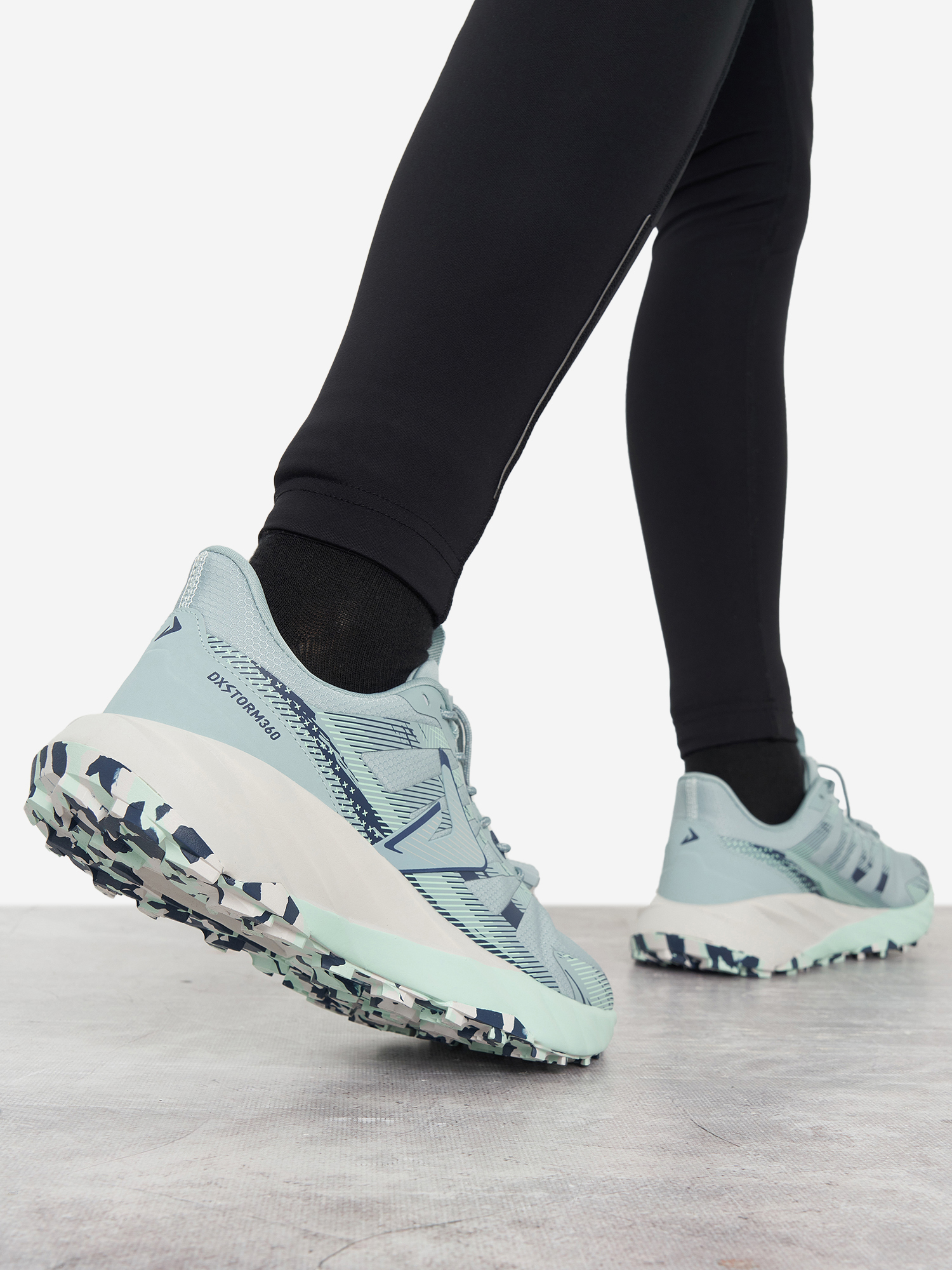 фото Кроссовки женские demix speed trail pro, зеленый