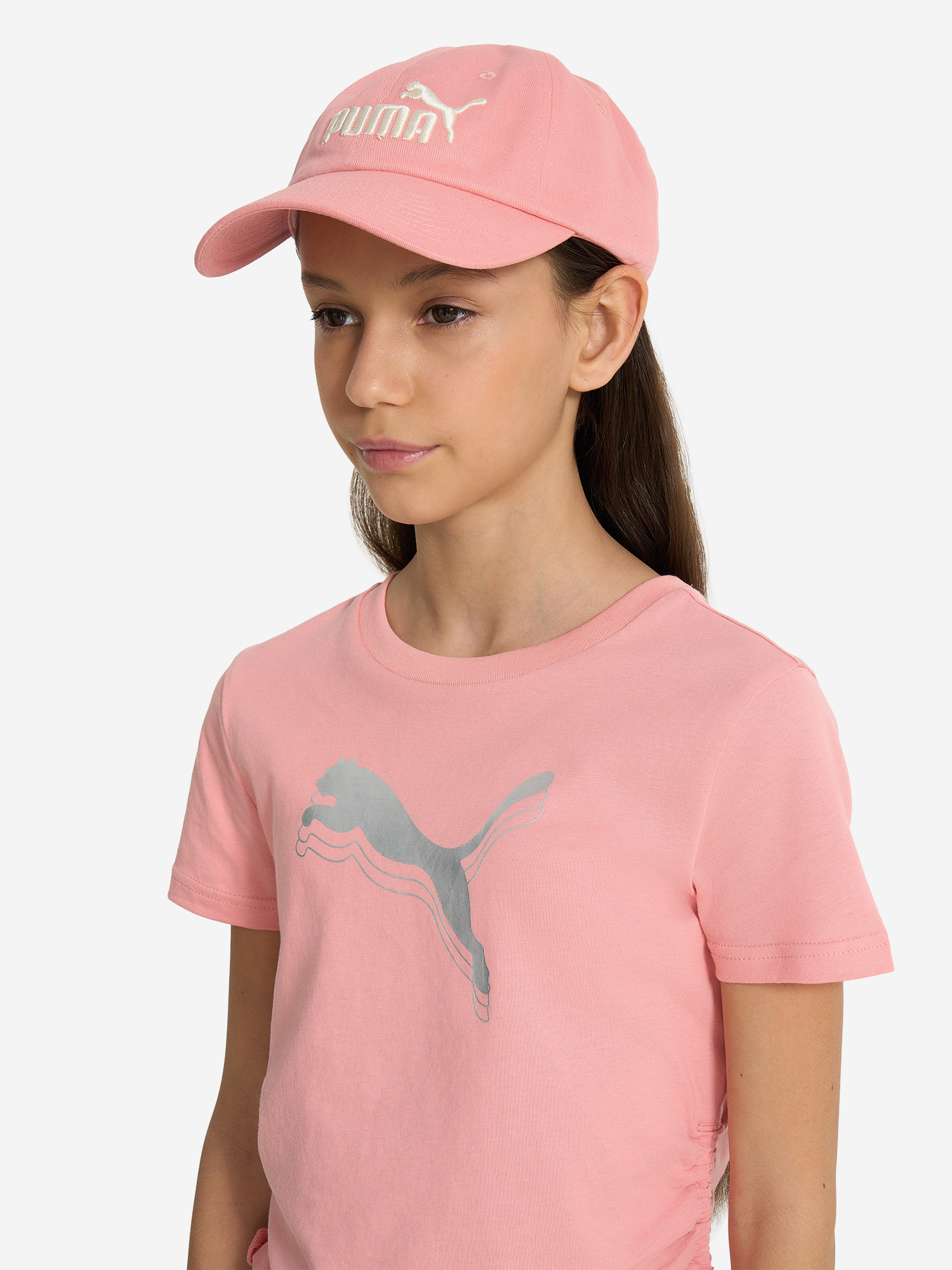 фото Бейсболка для девочек puma ess no.1 logo, розовый