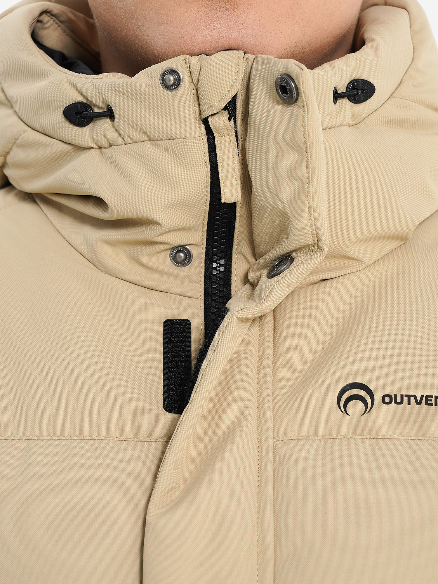 фото Пуховик мужской outventure, желтый