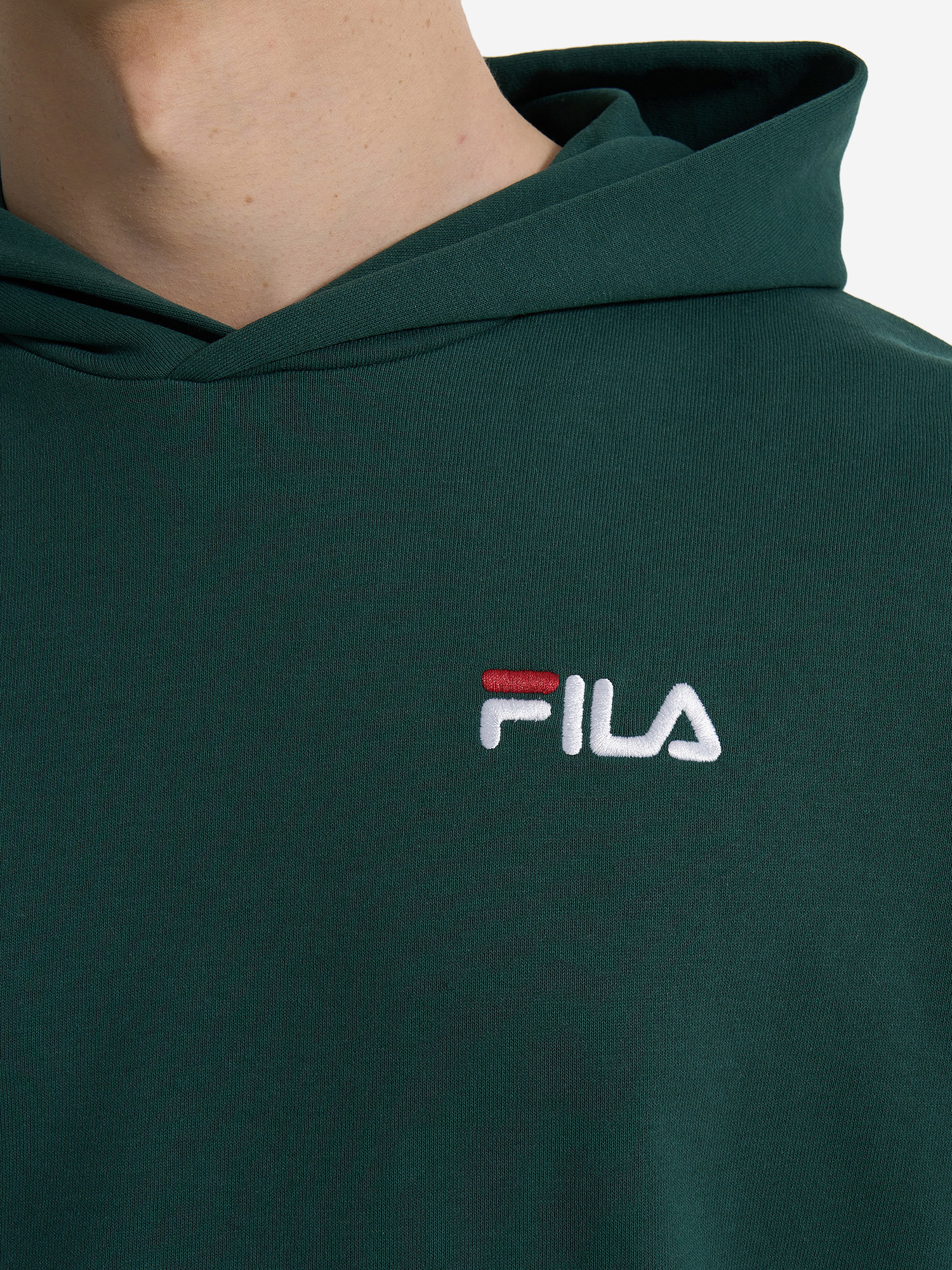фото Худи мужское оверсайз fila, зеленый