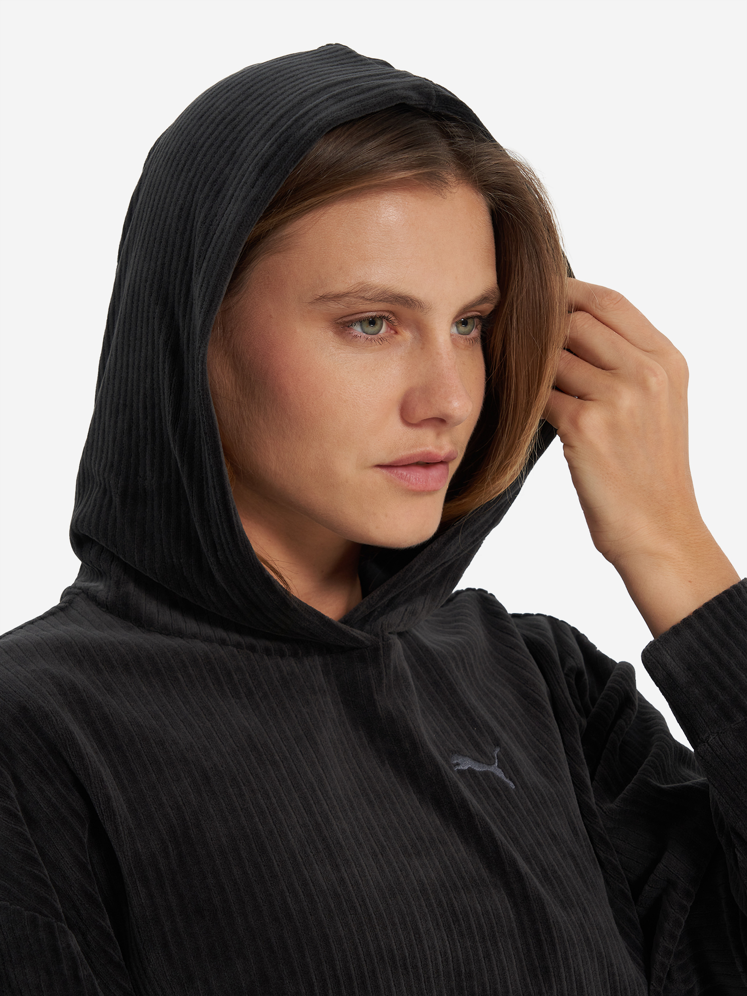 фото Худи женское puma, черный