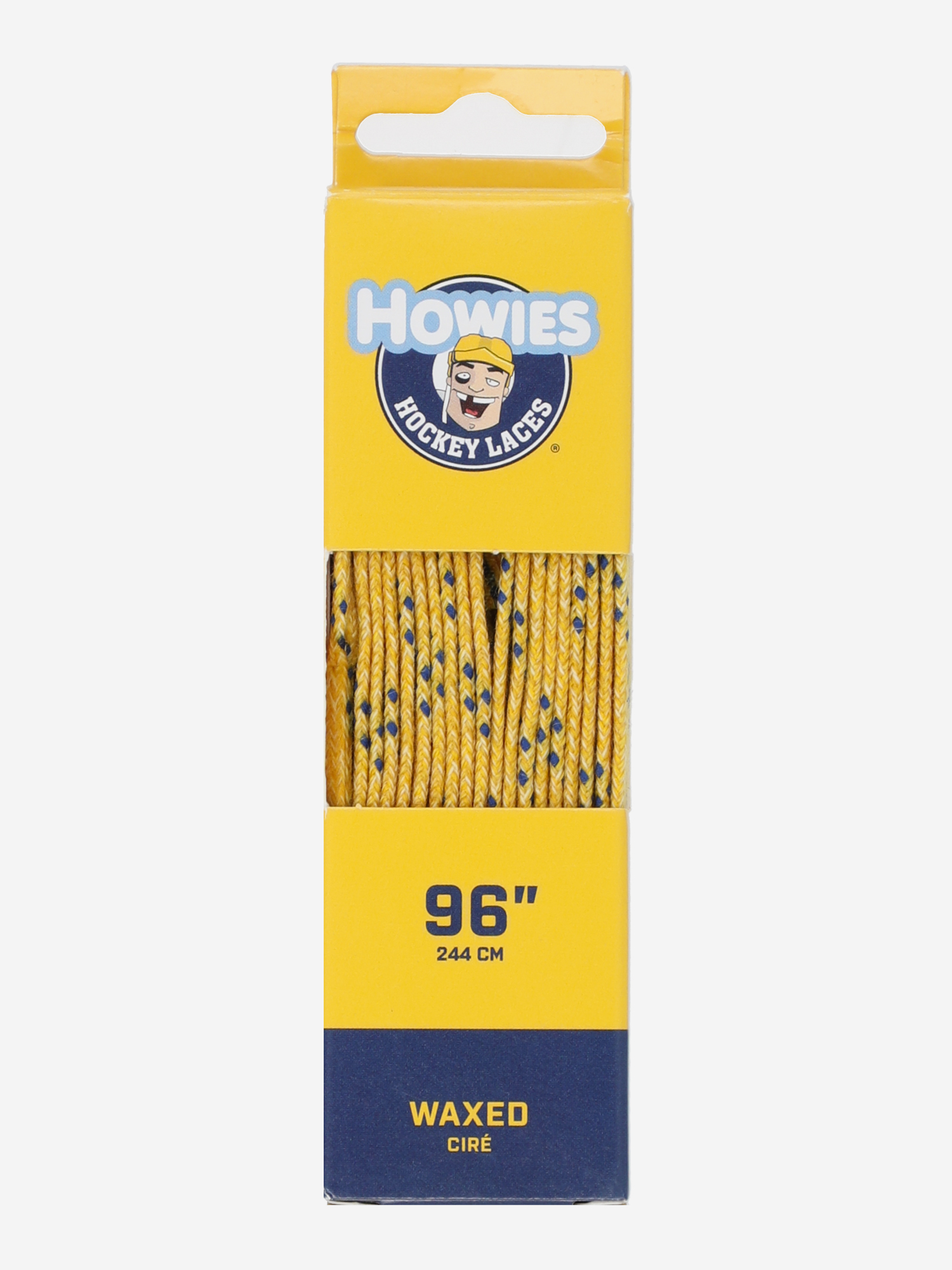фото Шнурки для коньков с пропиткой howies, желтый