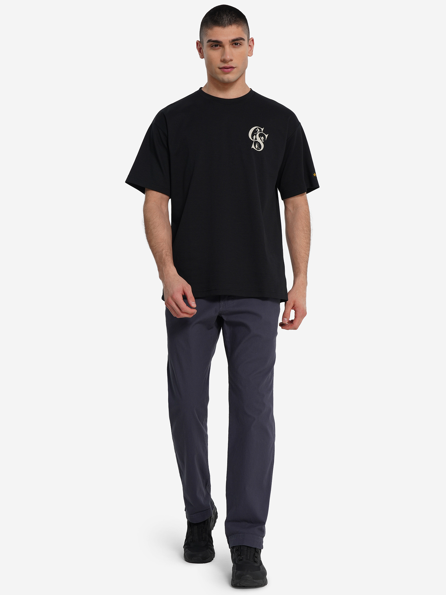фото Футболка мужская columbia csc heritage graphic tee, черный