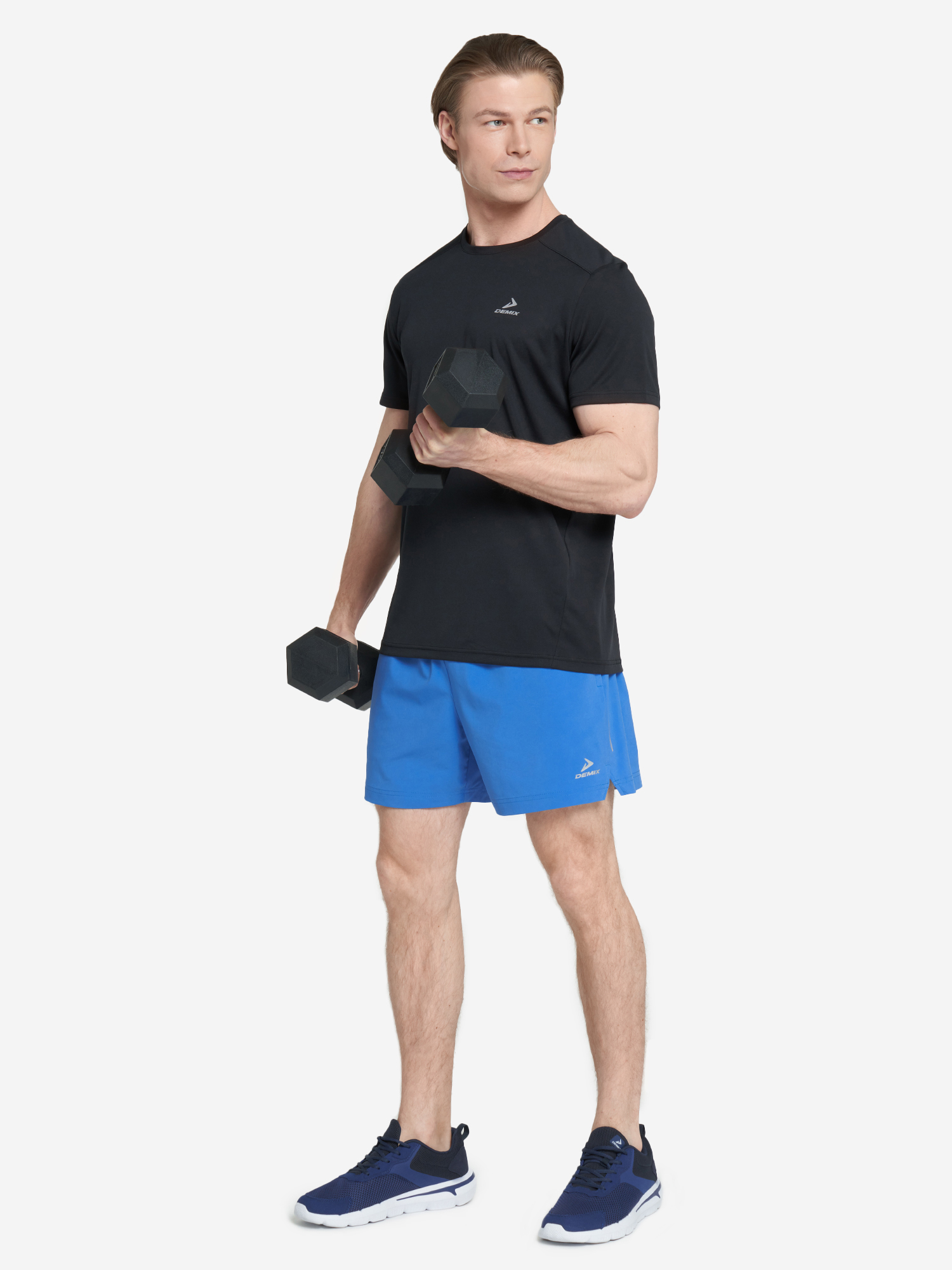 фото Футболка мужская demix baseline training, черный