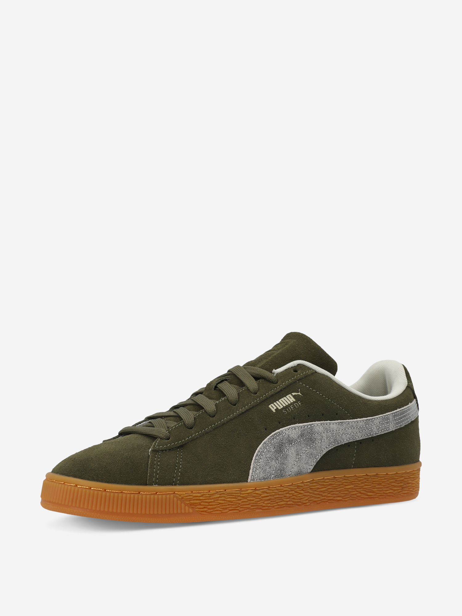 фото Кеды мужские puma suede reward, зеленый