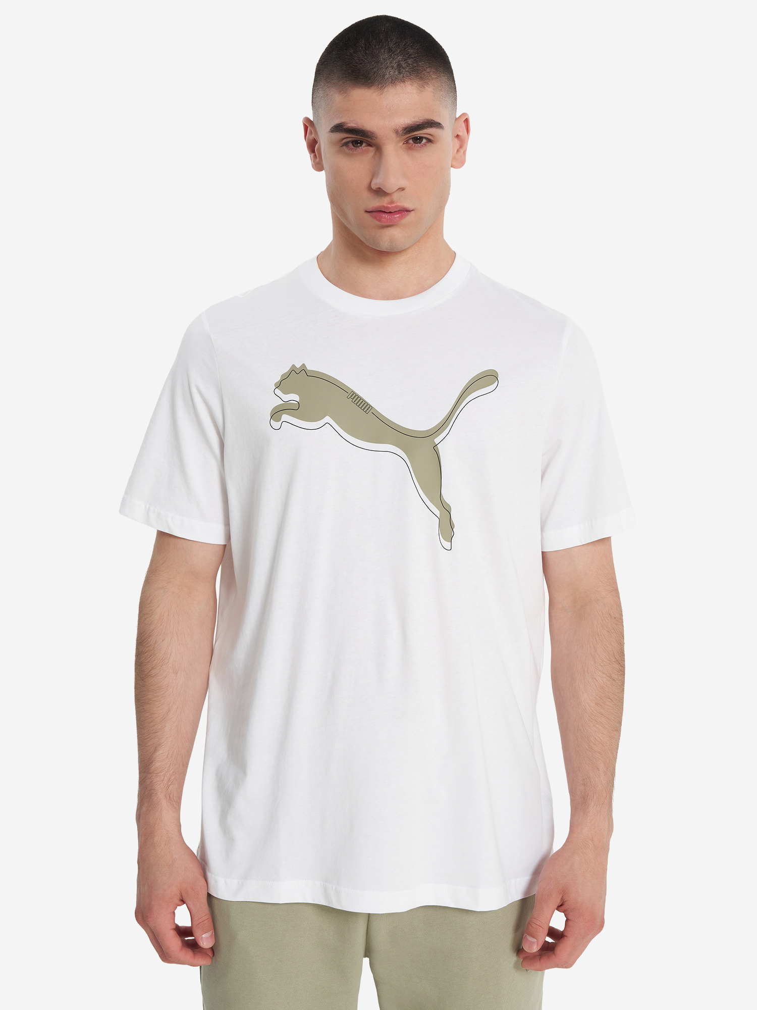 фото Футболка мужская puma graphic, белый