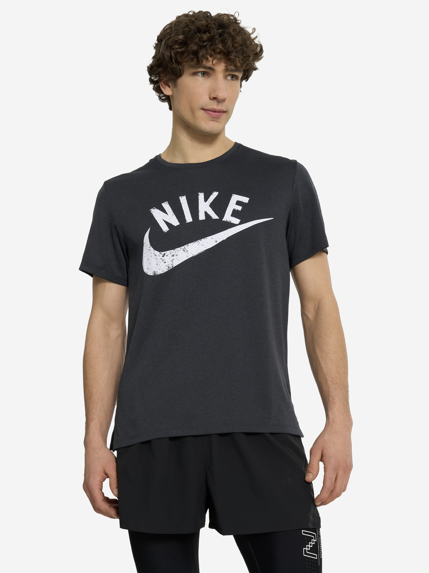 фото Футболка мужская nike miler, черный