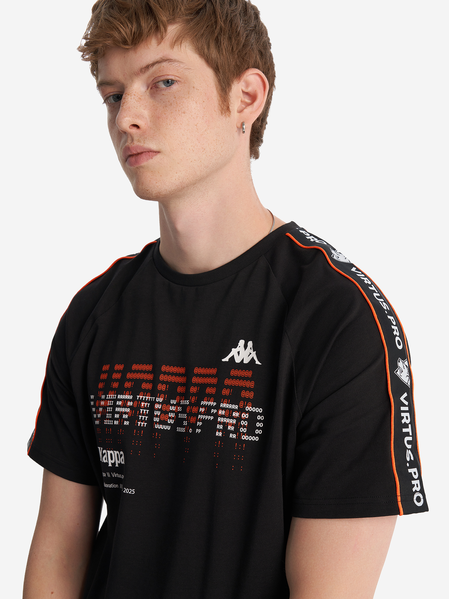 фото Футболка kappa x virtus.pro, черный
