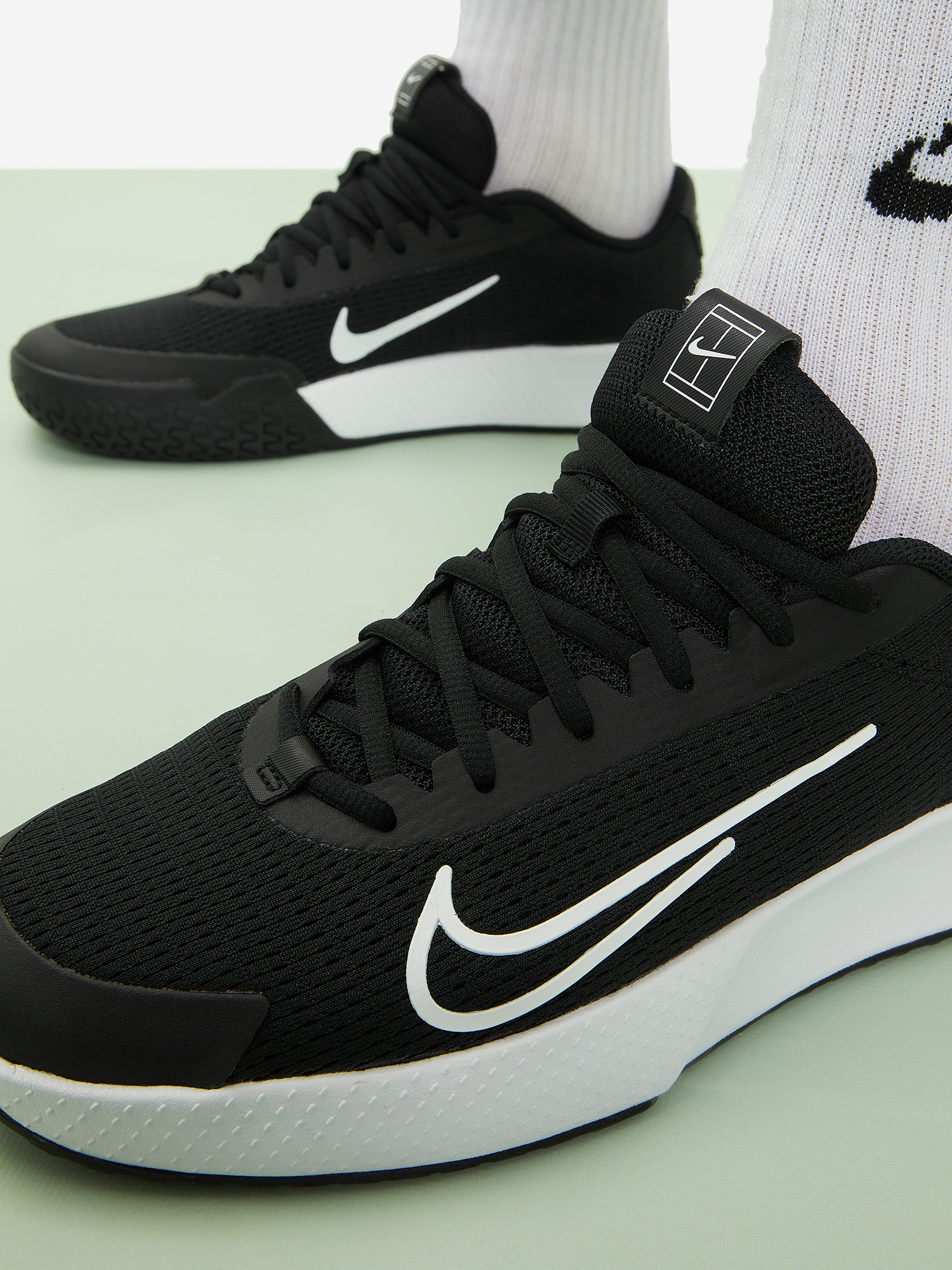 фото Кроссовки мужские для тенниса nike court vapor lite 2, черный
