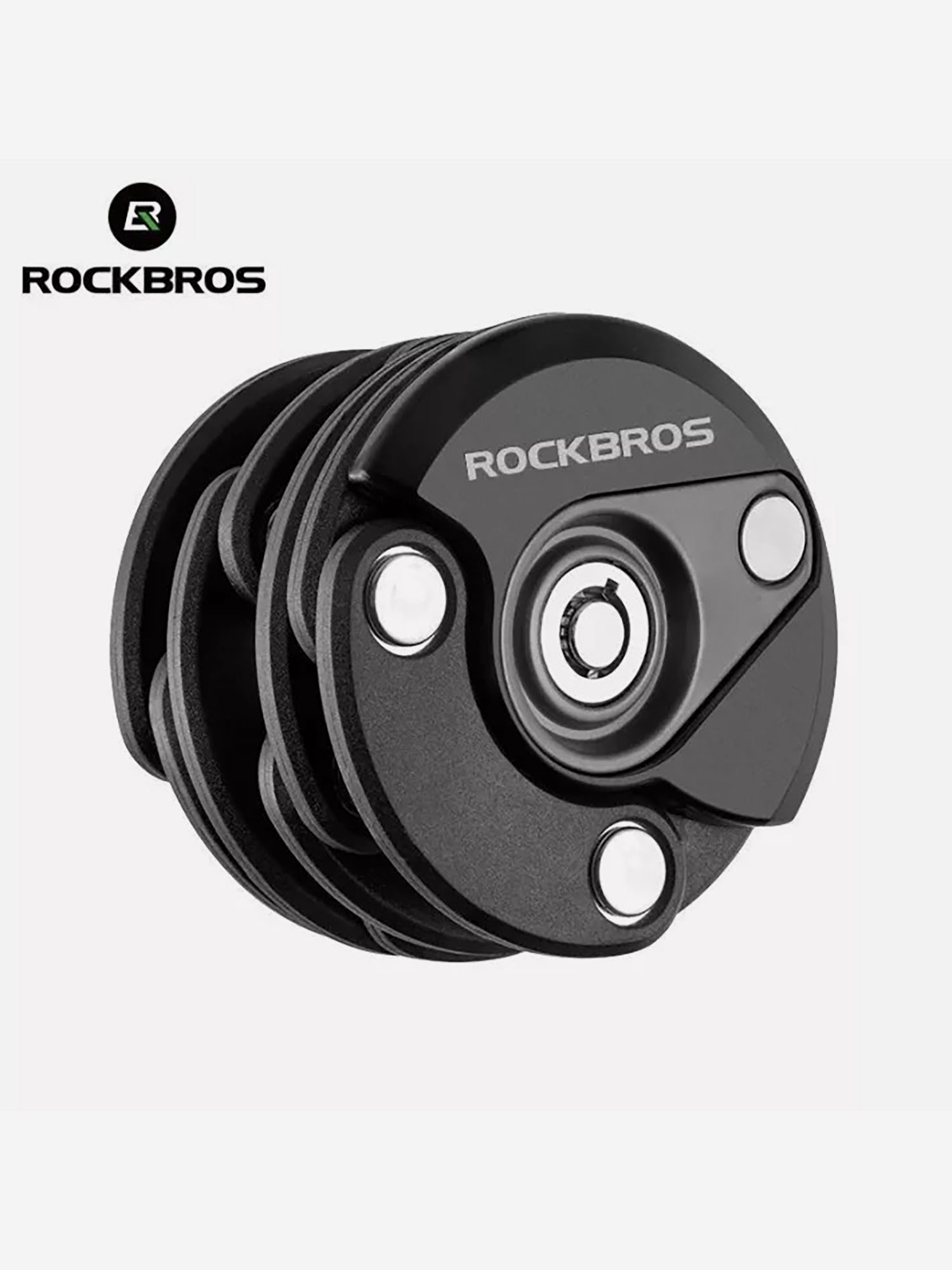 Замок вело ROCKBROS портативный и уникальная форма, запатентованный продукт, Черный
Замок вело ROCKBROS портативный и уникальная форма, запатентованный продукт, Черный