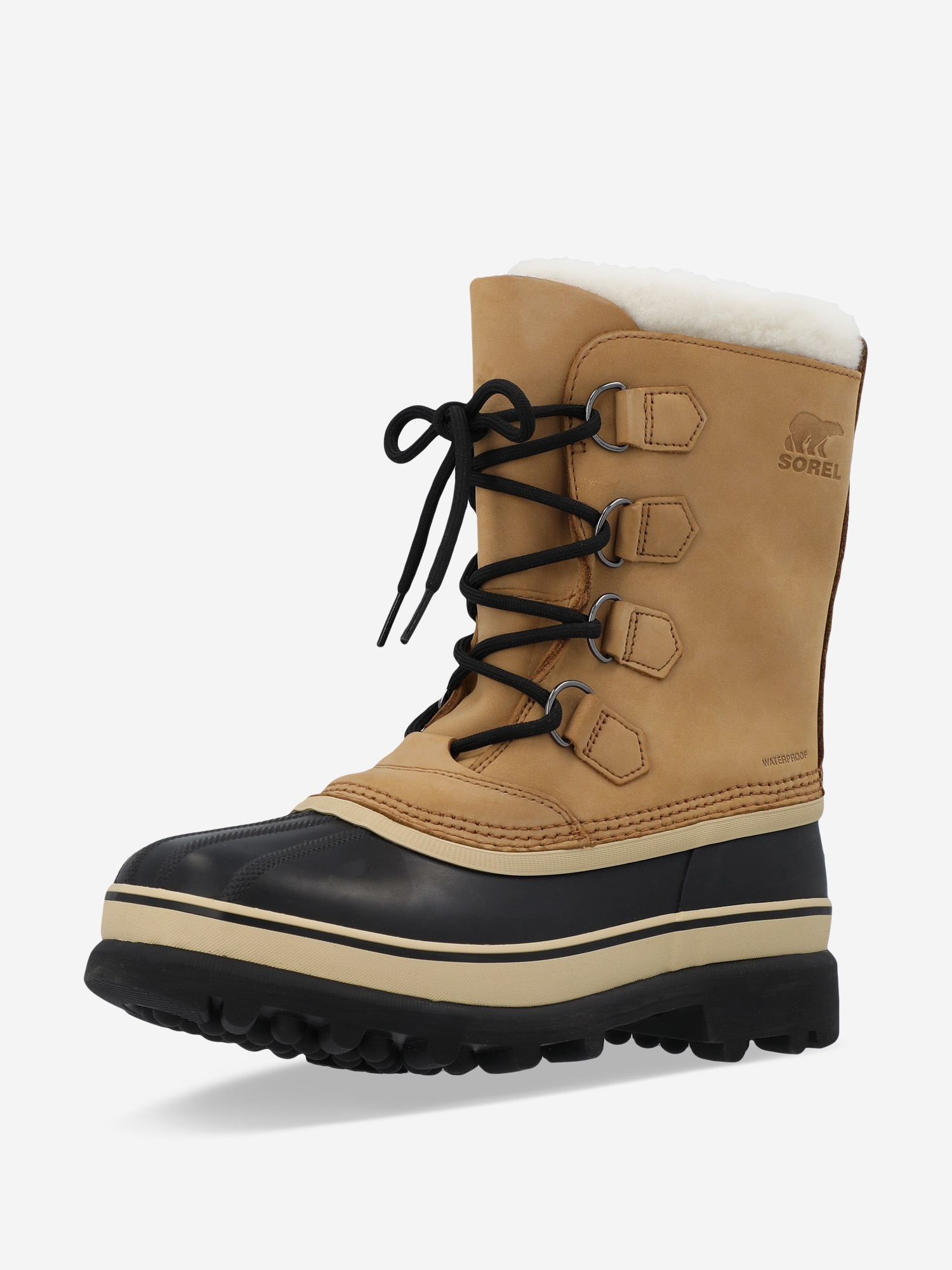 фото Сапоги утепленные мужские sorel caribou waterproof, желтый