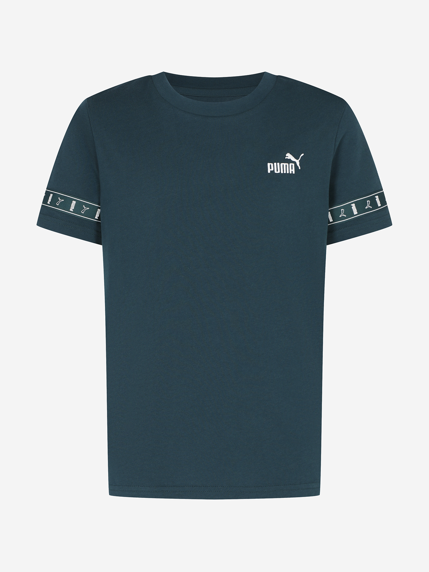 фото Футболка для мальчиков puma tape layout, зеленый