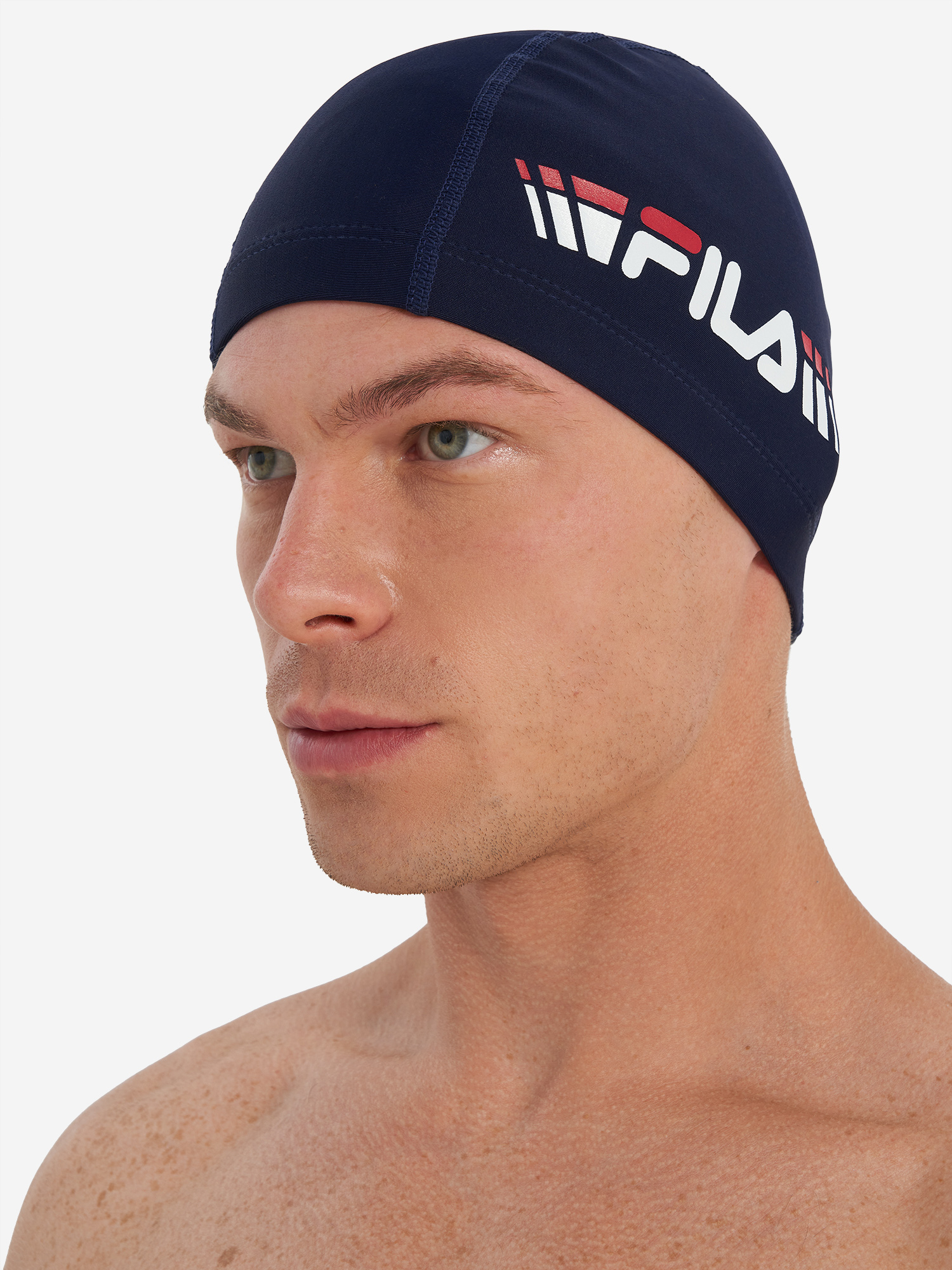 фото Шапочка для плавания fila, синий