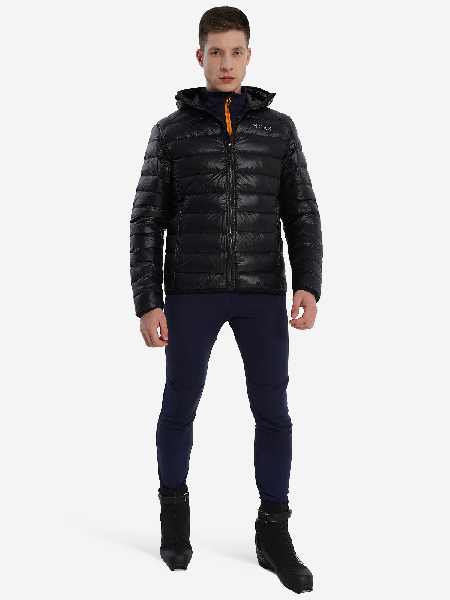фото Пуховик мужской moaxsport igora light 2.0, черный