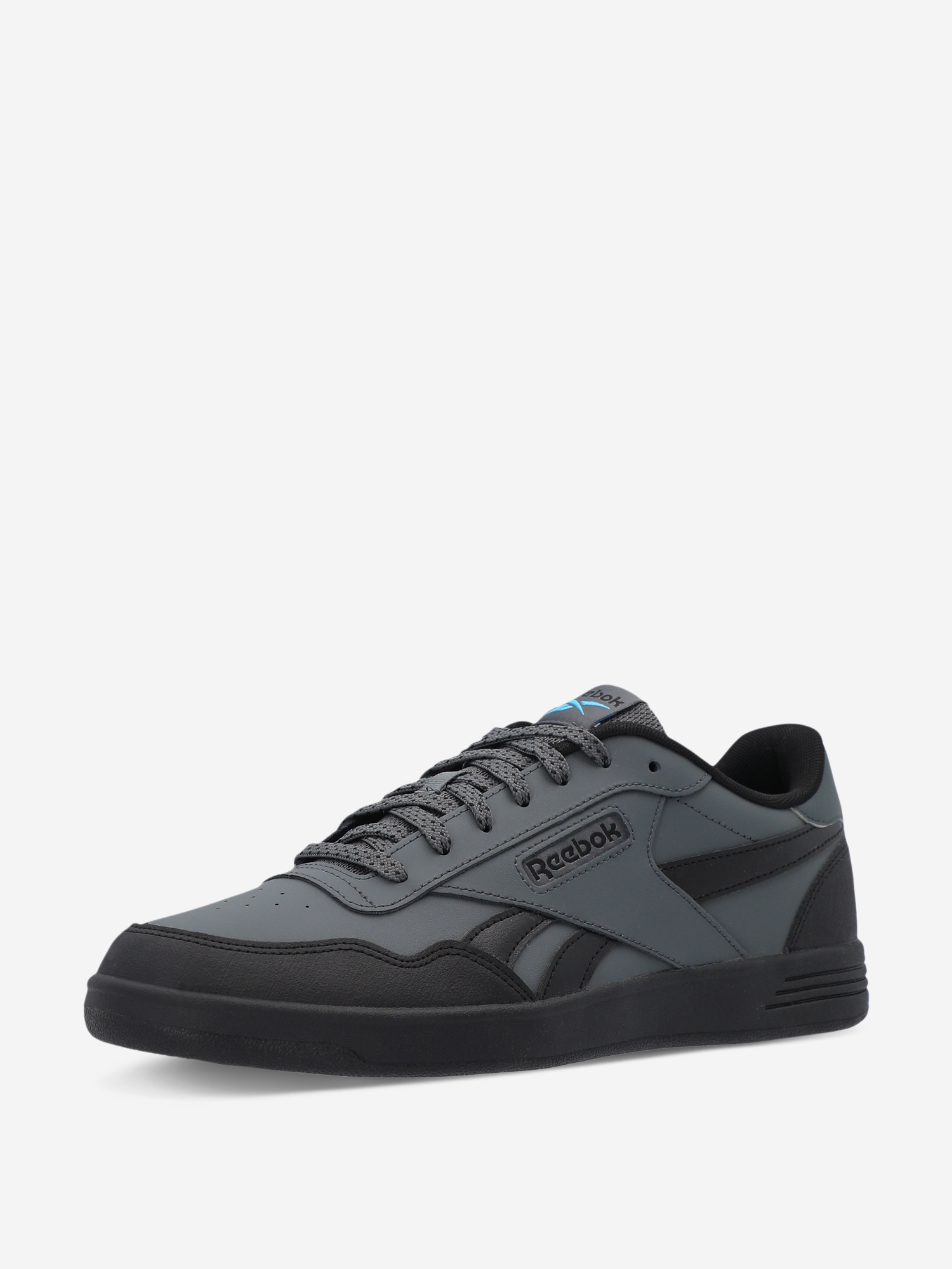 фото Кеды мужские reebok court advance, серый