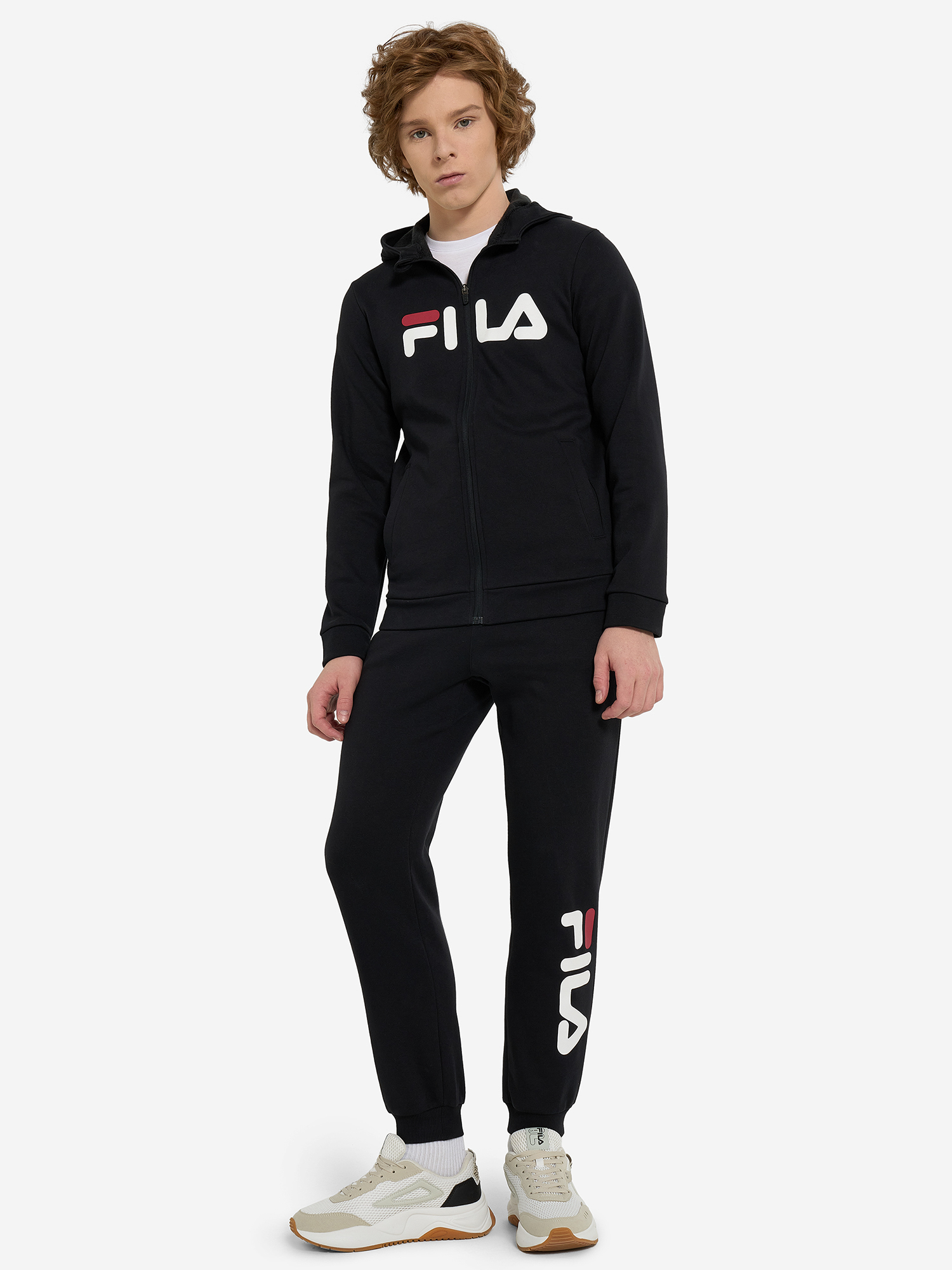 фото Толстовка для мальчиков fila, черный