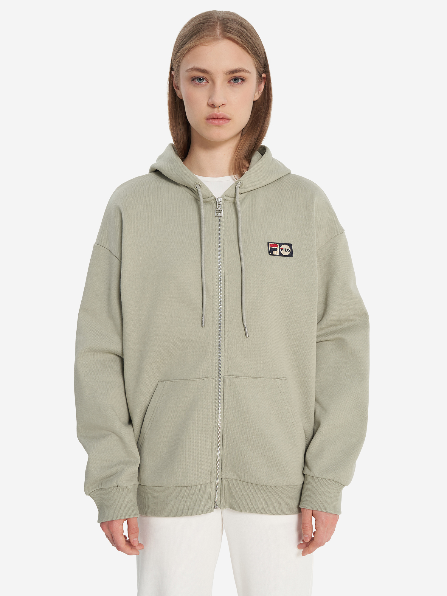 фото Толстовка женская fila, зеленый