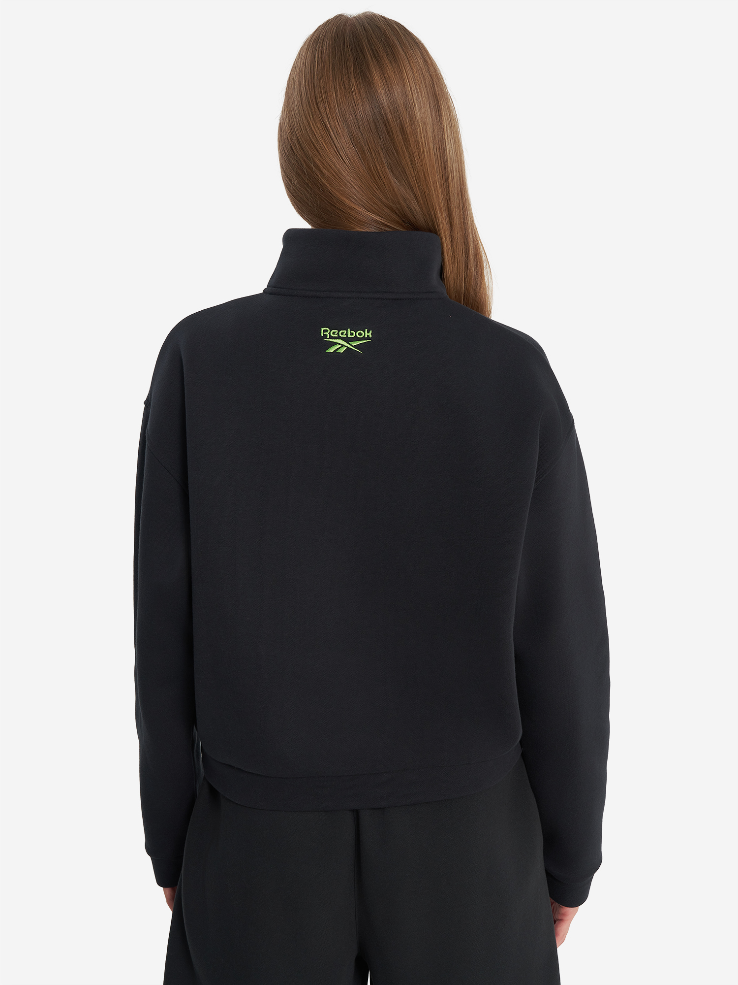 фото Толстовка женская reebok graphic, черный