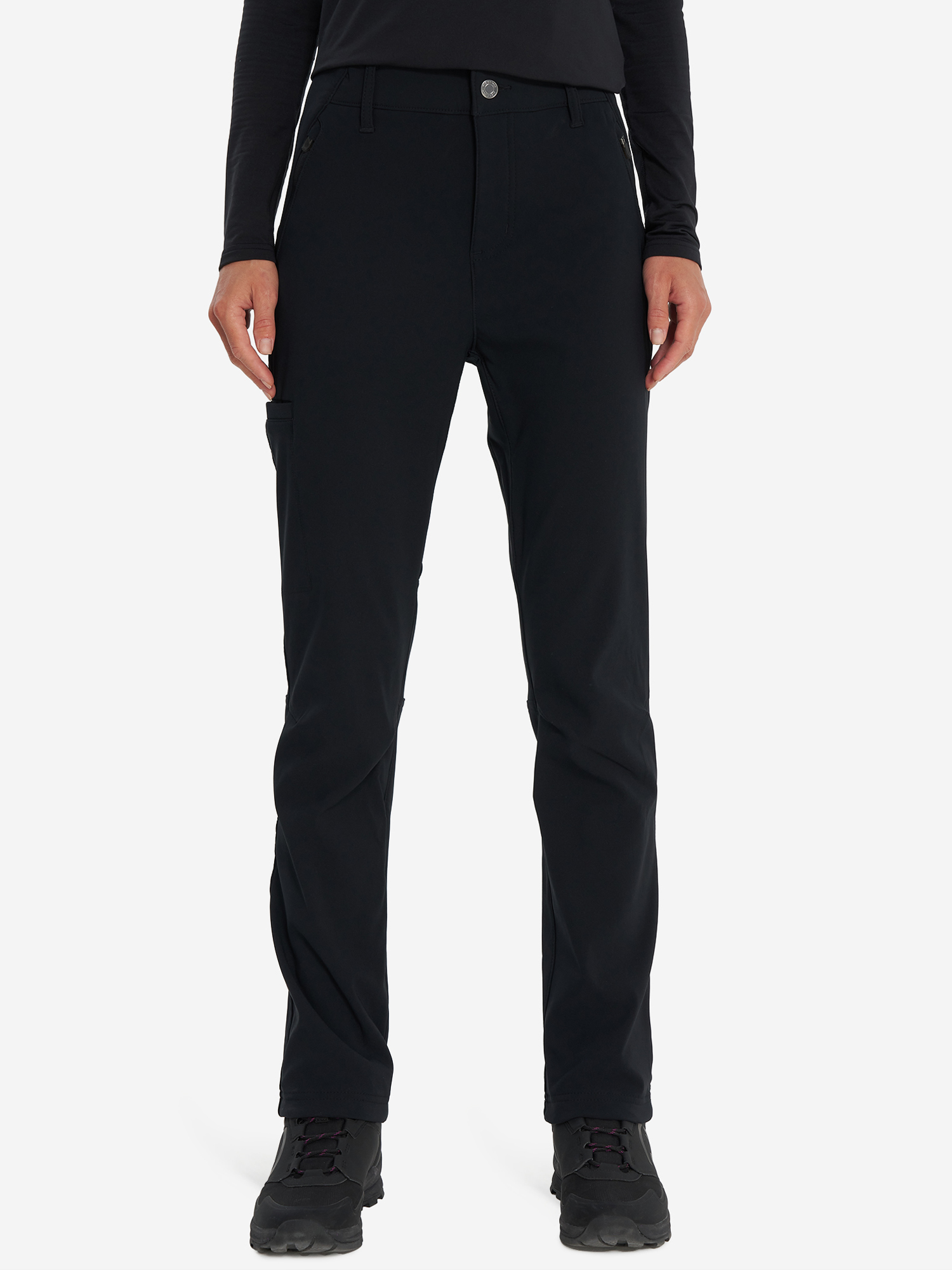фото Брюки женские columbia back beauty warm softshell pant, черный