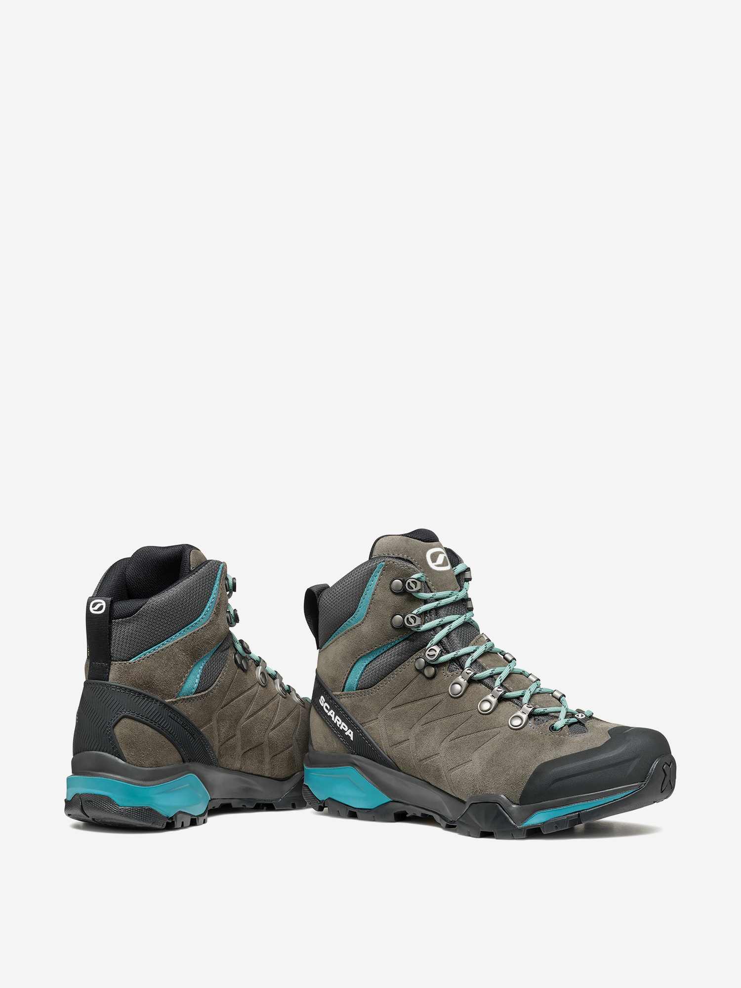фото Ботинки женские scarpa zg trek gtx, серый