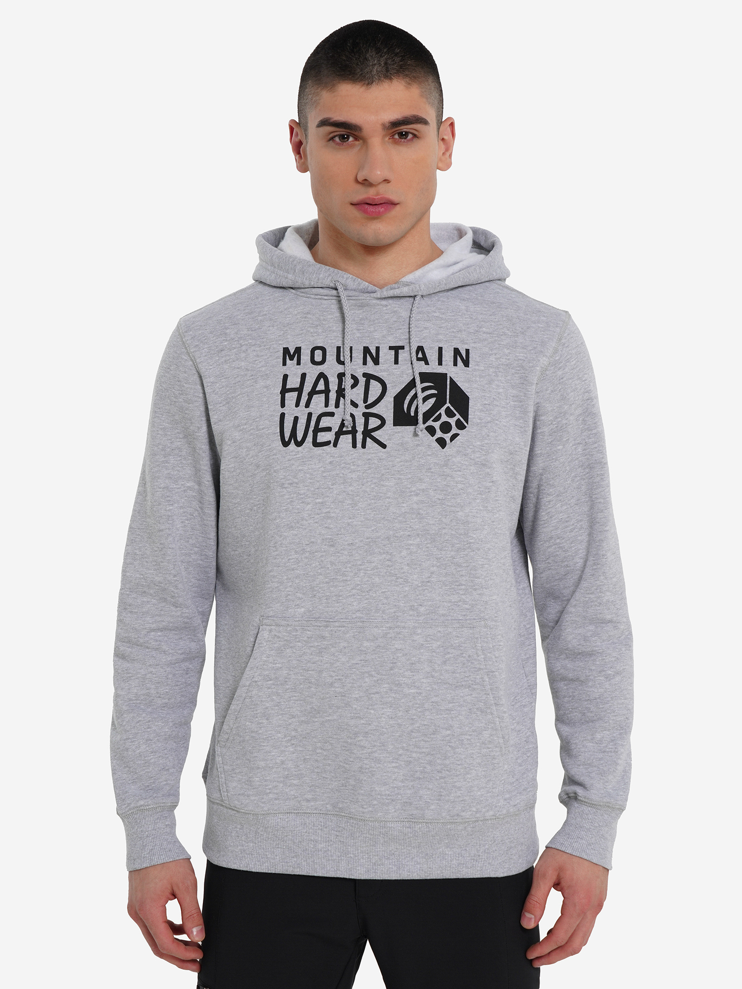 фото Худи мужское mountain hardwear logo, серый