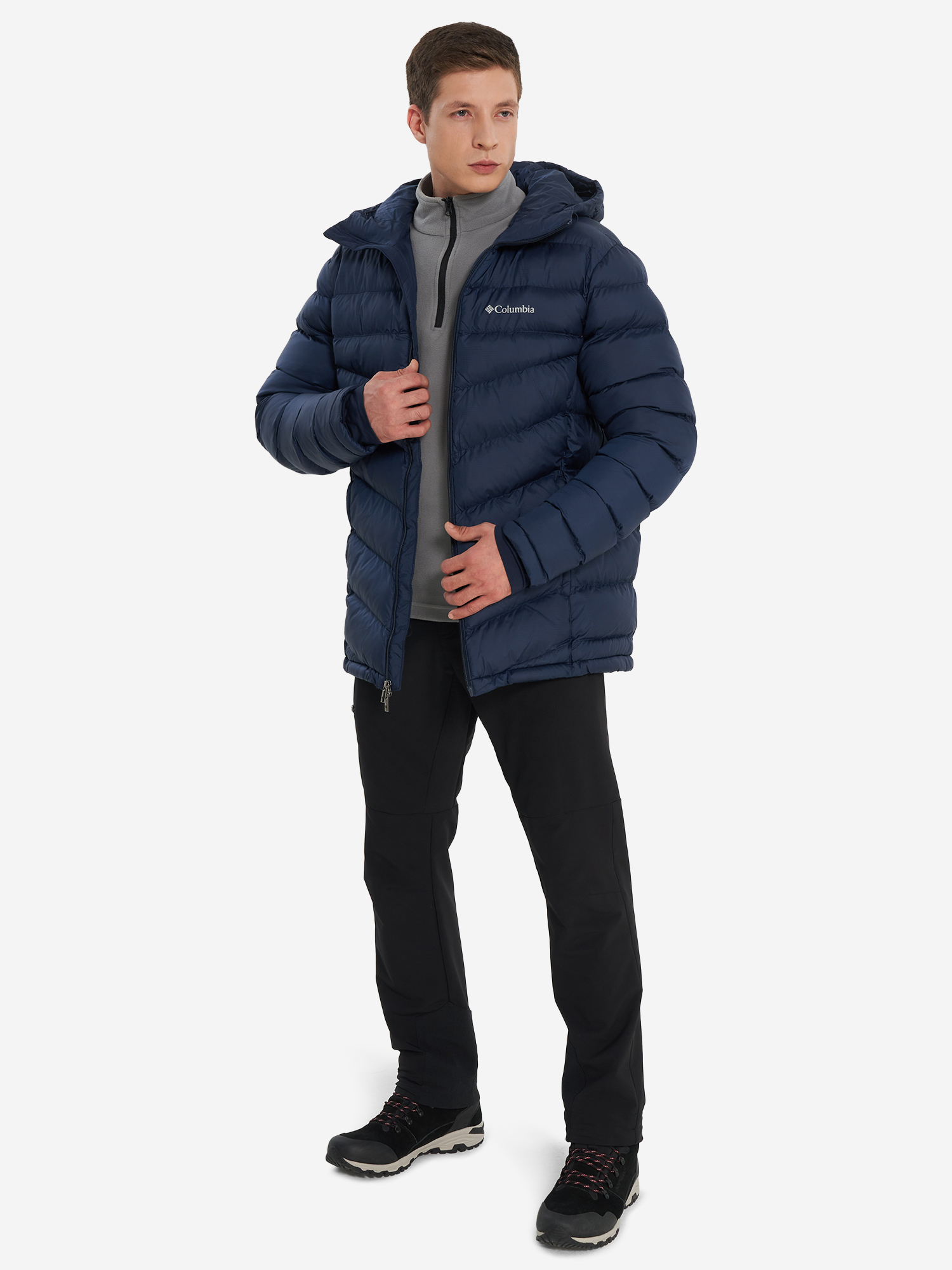 фото Пуховик мужской columbia youngberg ii insulated jacket, синий