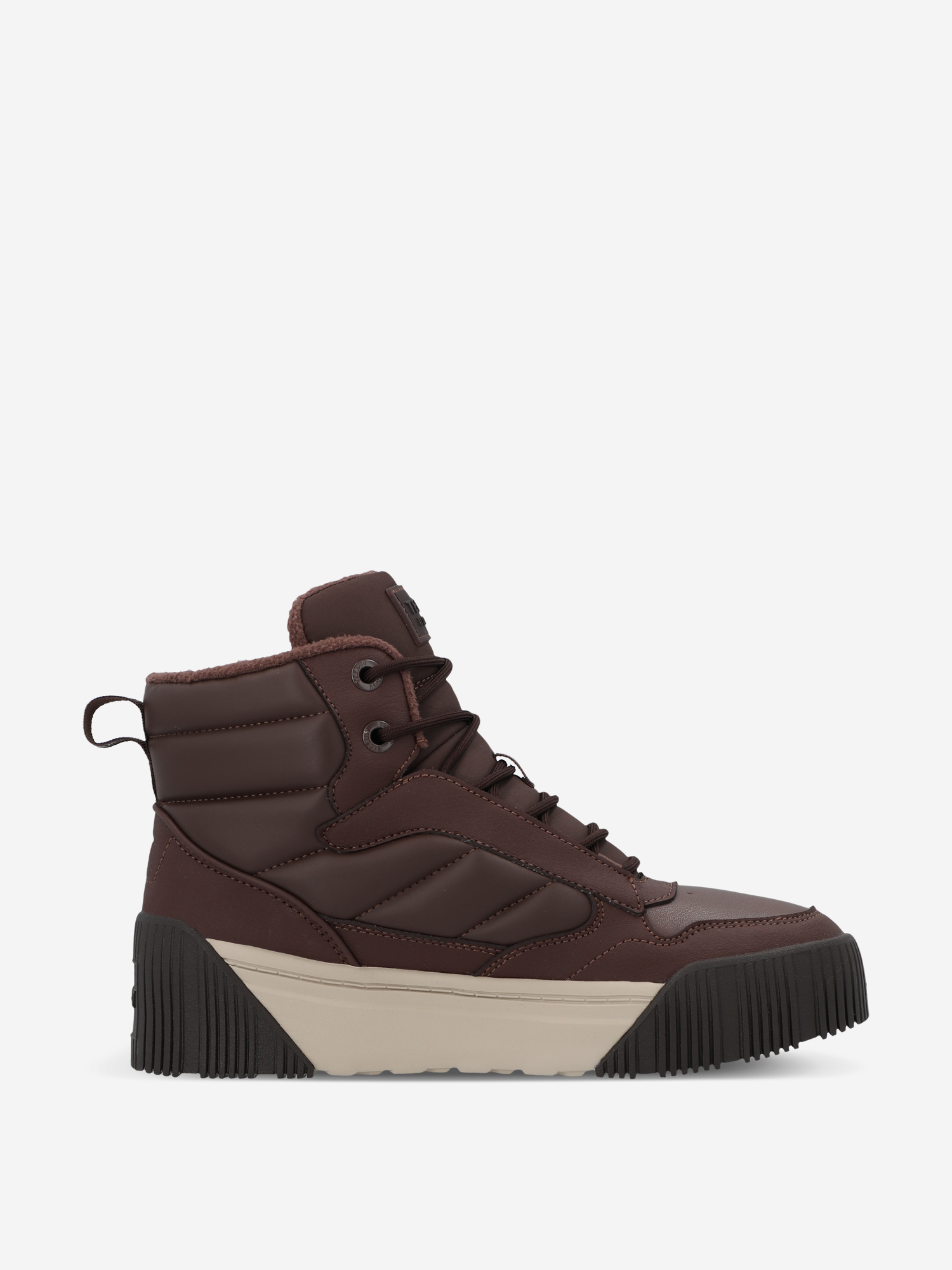 фото Кеды утепленные женские termit future mid 2.0, коричневый