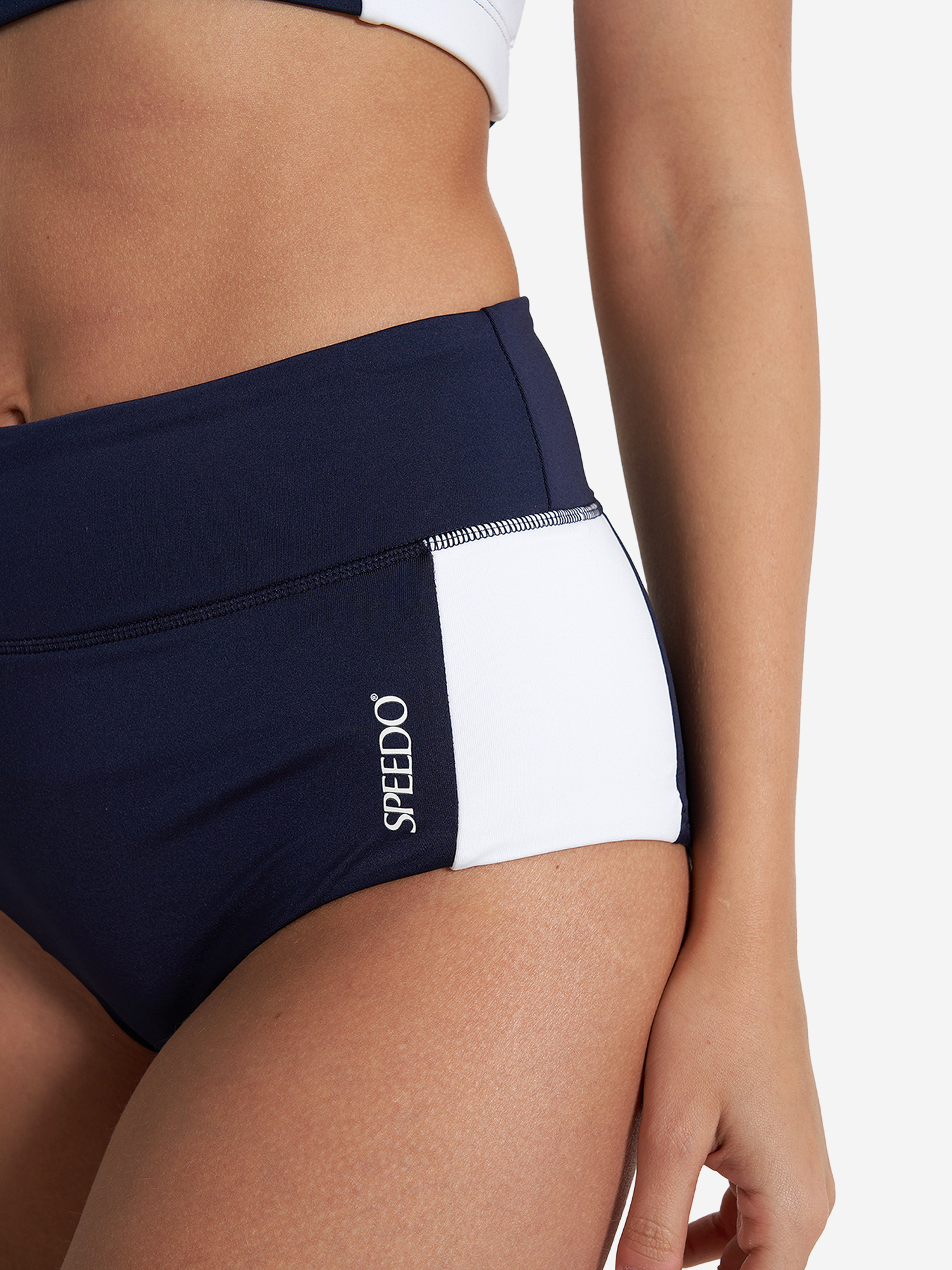 фото Плавки женские speedo banded boyleg, синий