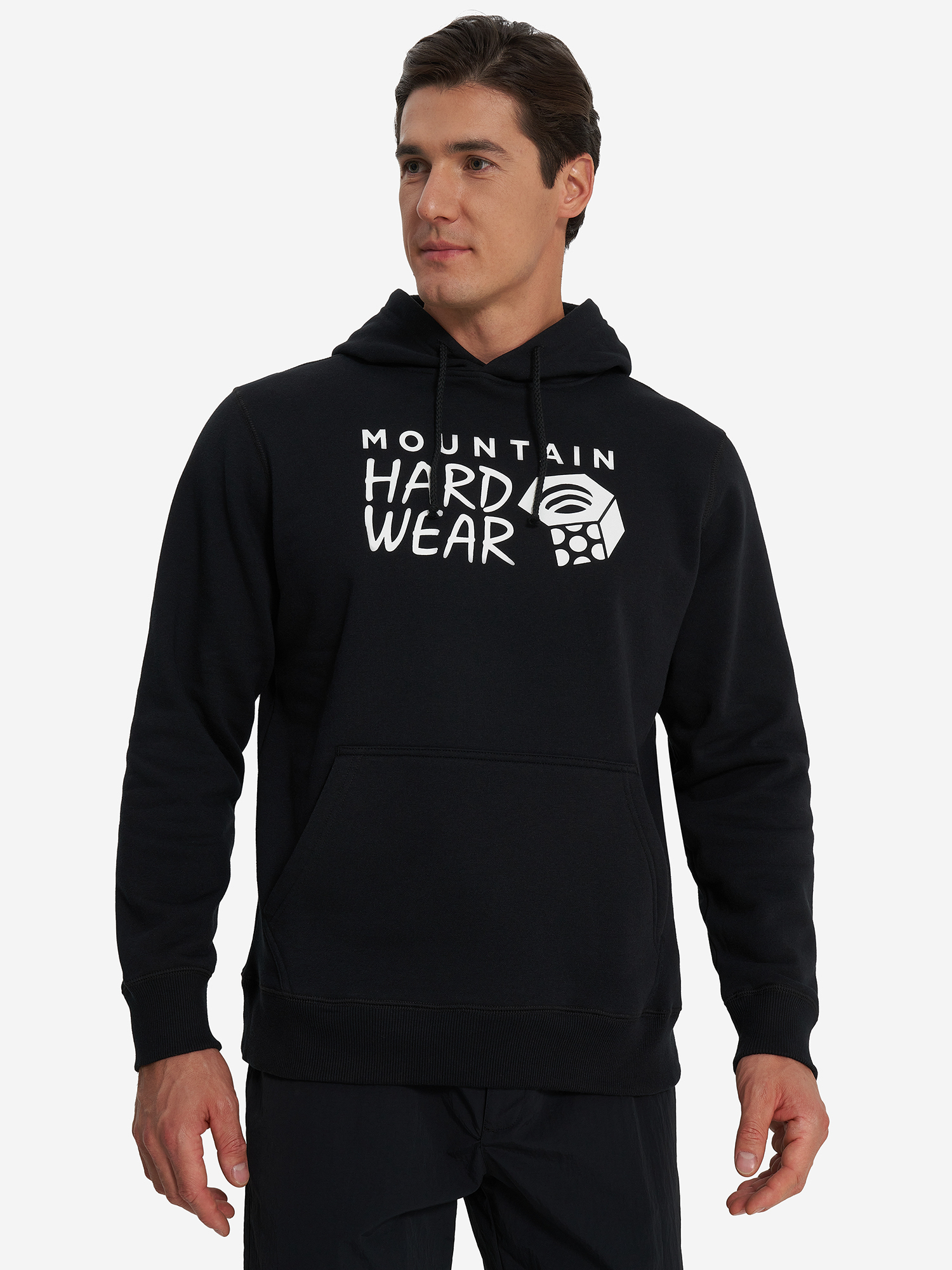 фото Худи мужское mountain hardwear logo, черный
