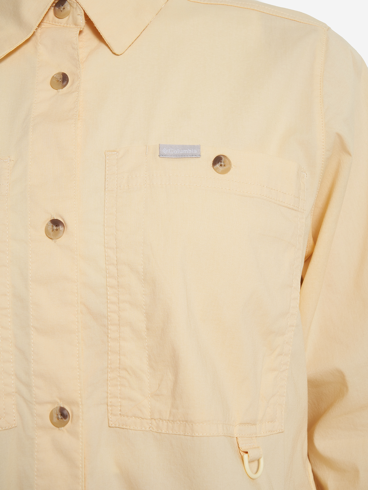 фото Рубашка женская columbia brea falls woven ls, желтый