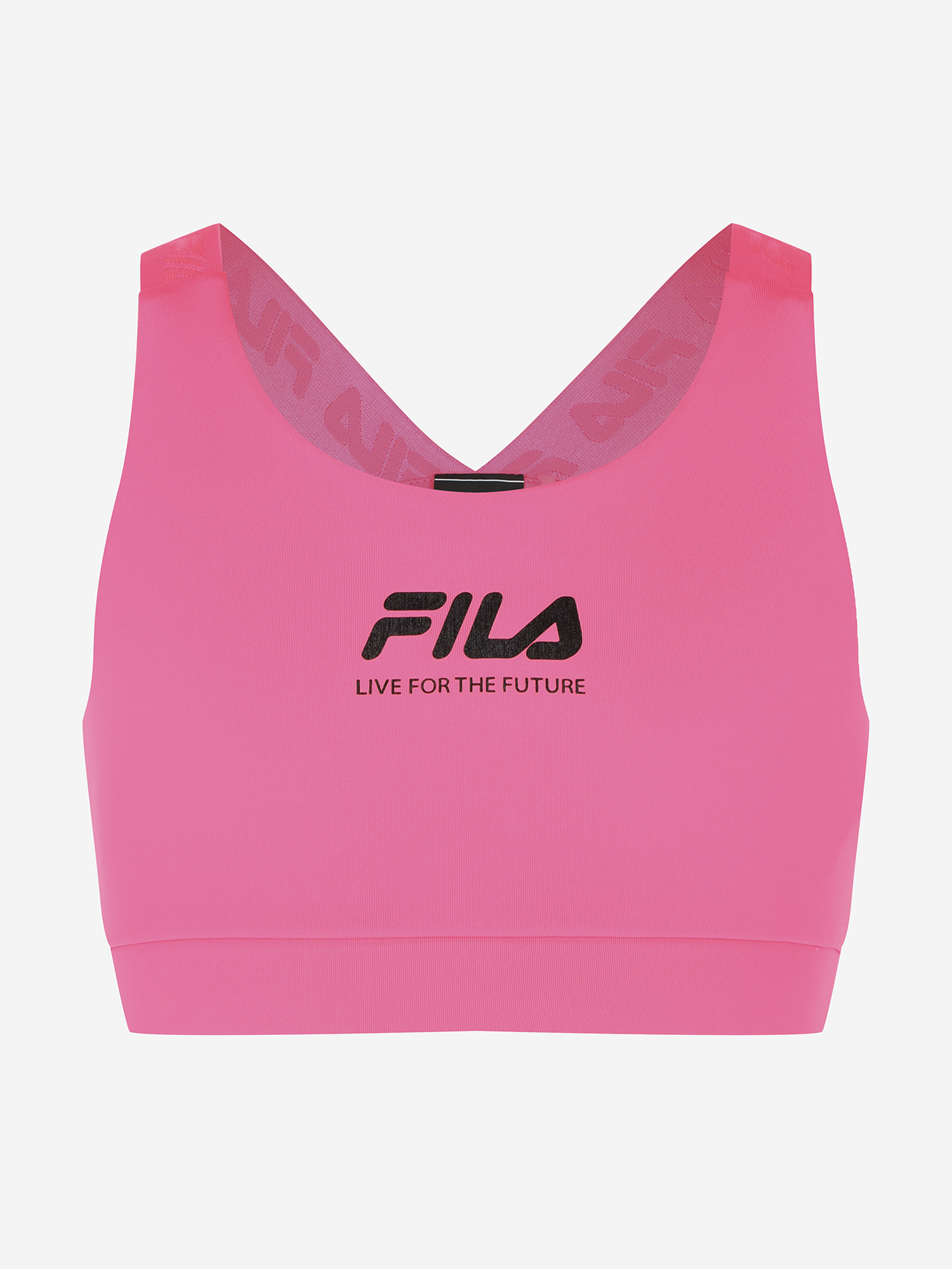 фото Топ бра спортивный для девочек fila, розовый