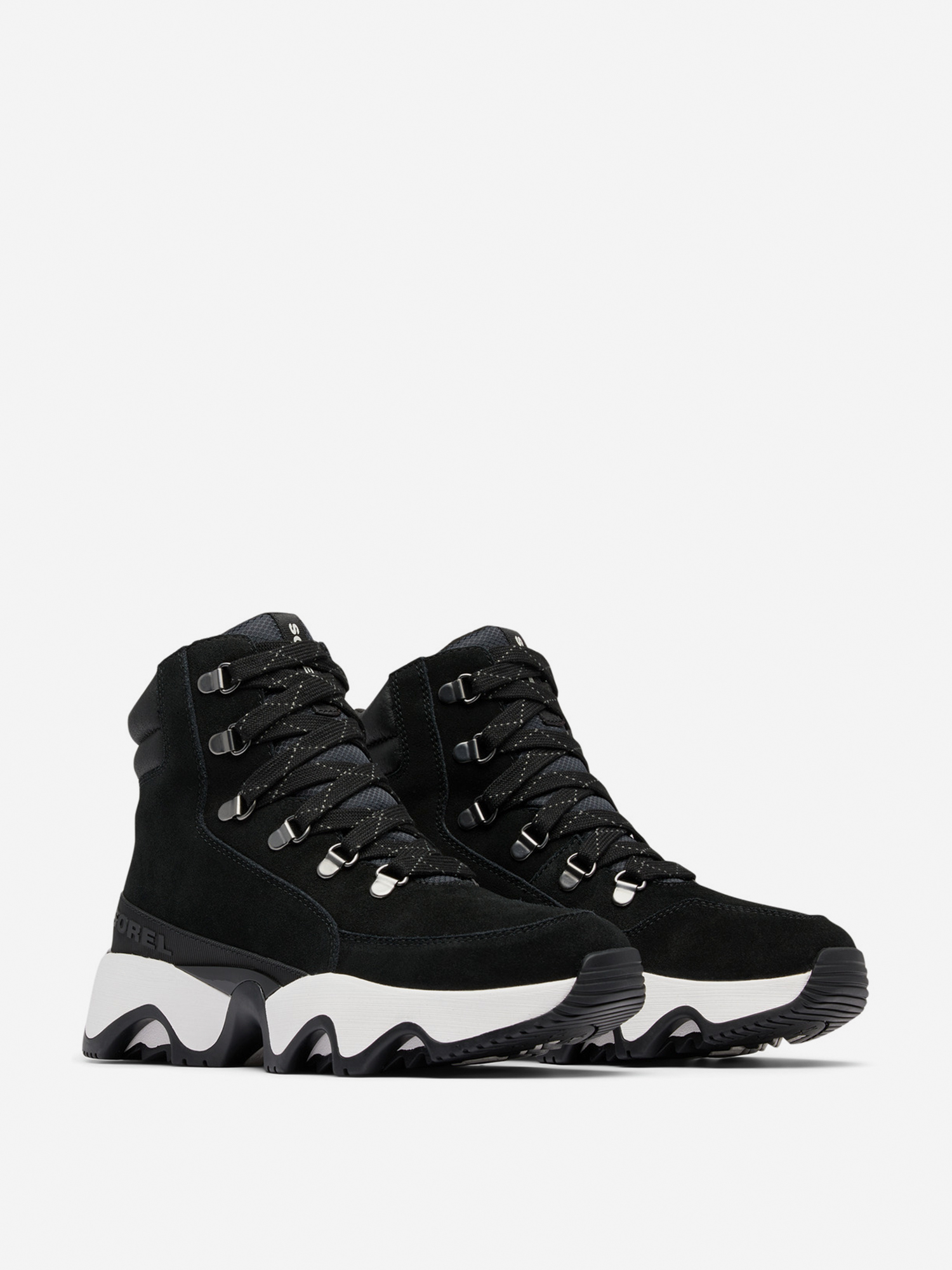 фото Ботинки утепленные женские sorel kinetic impact conquest plus wp, черный