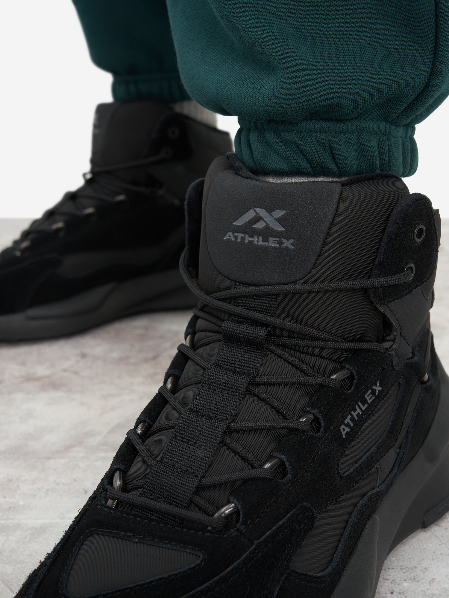 фото Ботинки утепленные мужские athlex fuse mid, черный