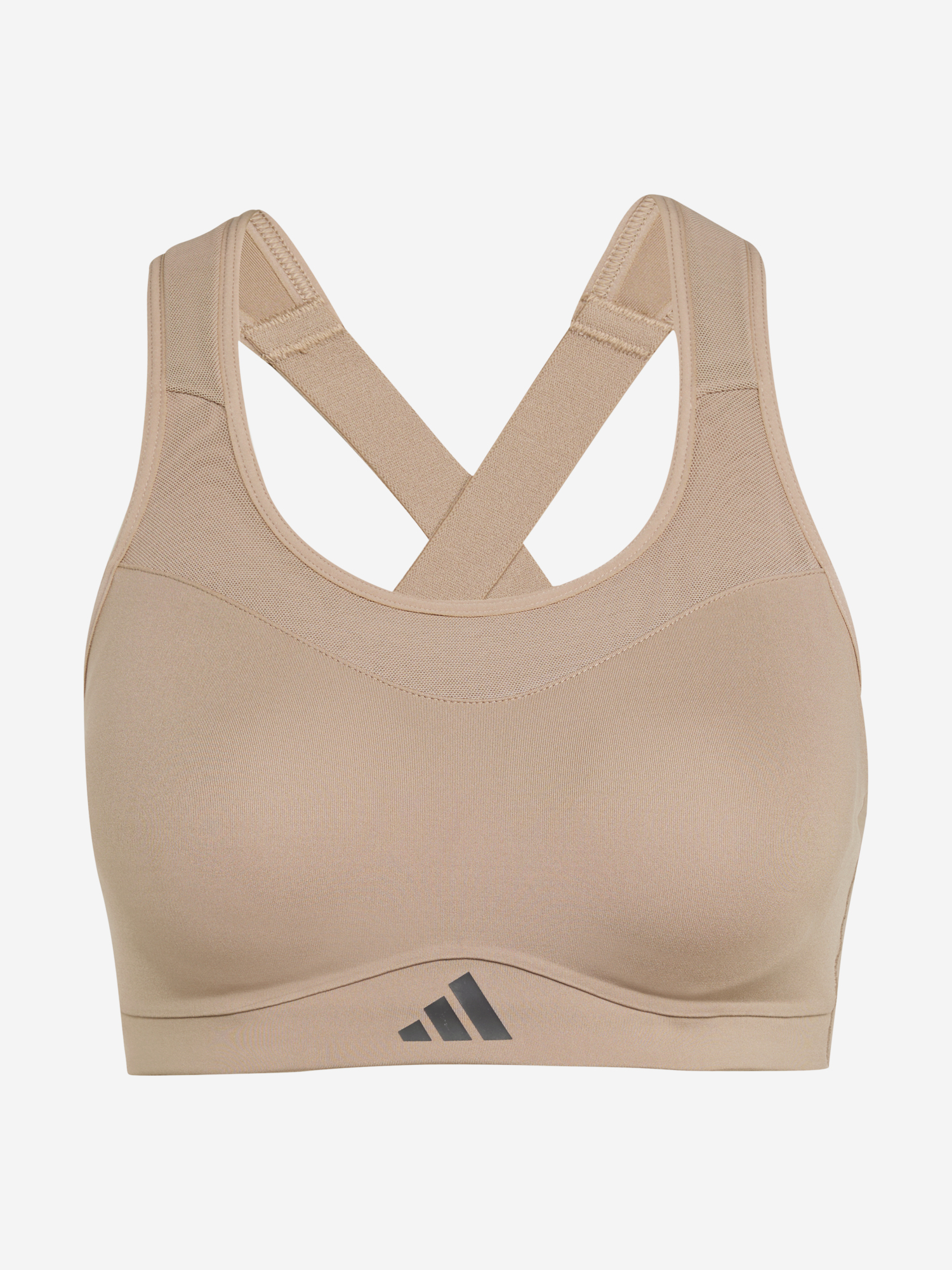 фото Топ бра спортивный adidas, коричневый