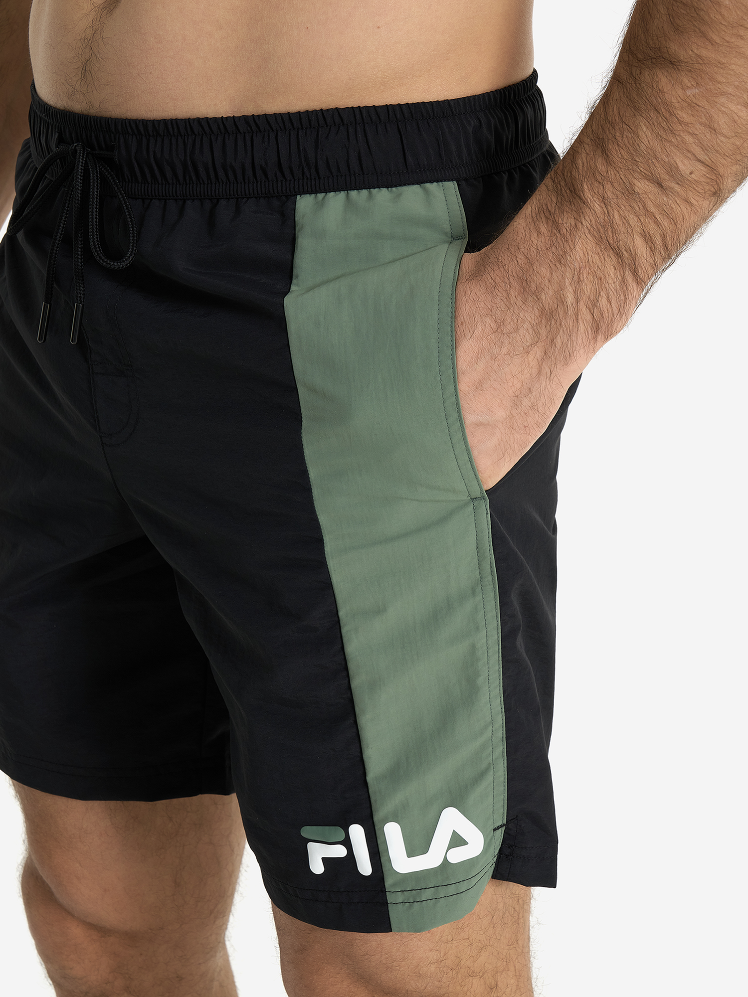 фото Шорты плавательные мужские fila, черный