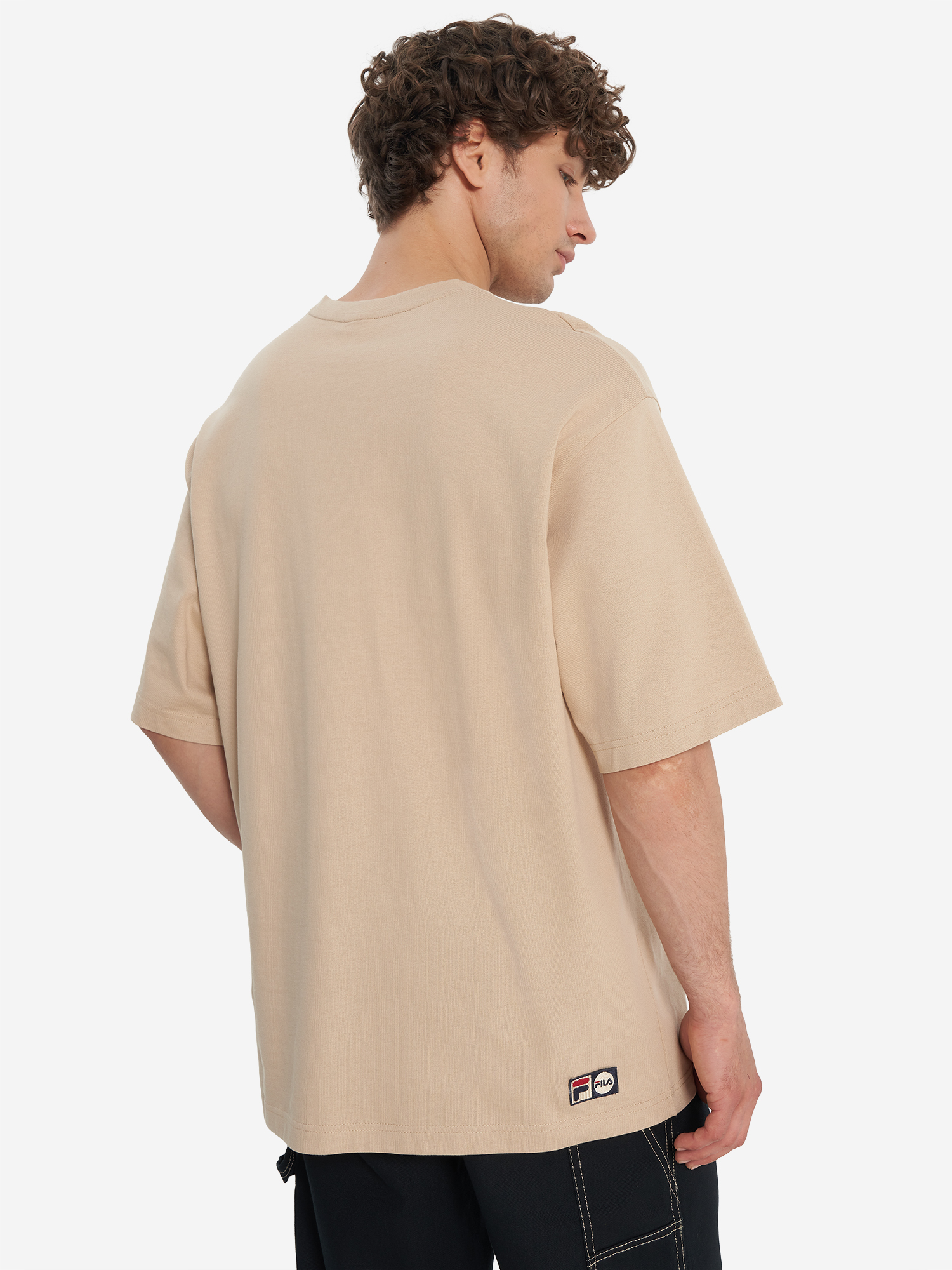 фото Футболка мужская fila, бежевый