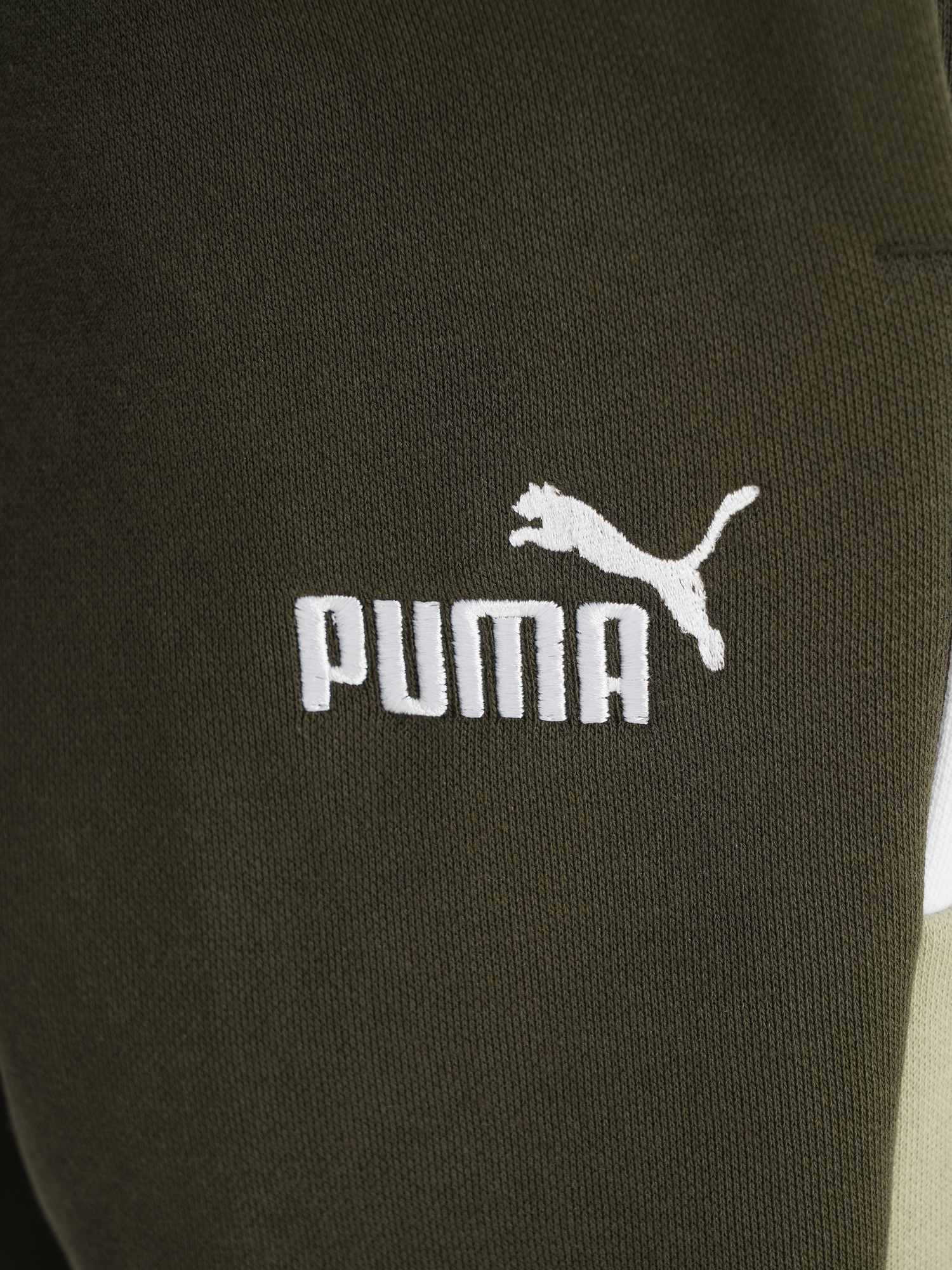 фото Брюки для мальчиков puma block, зеленый
