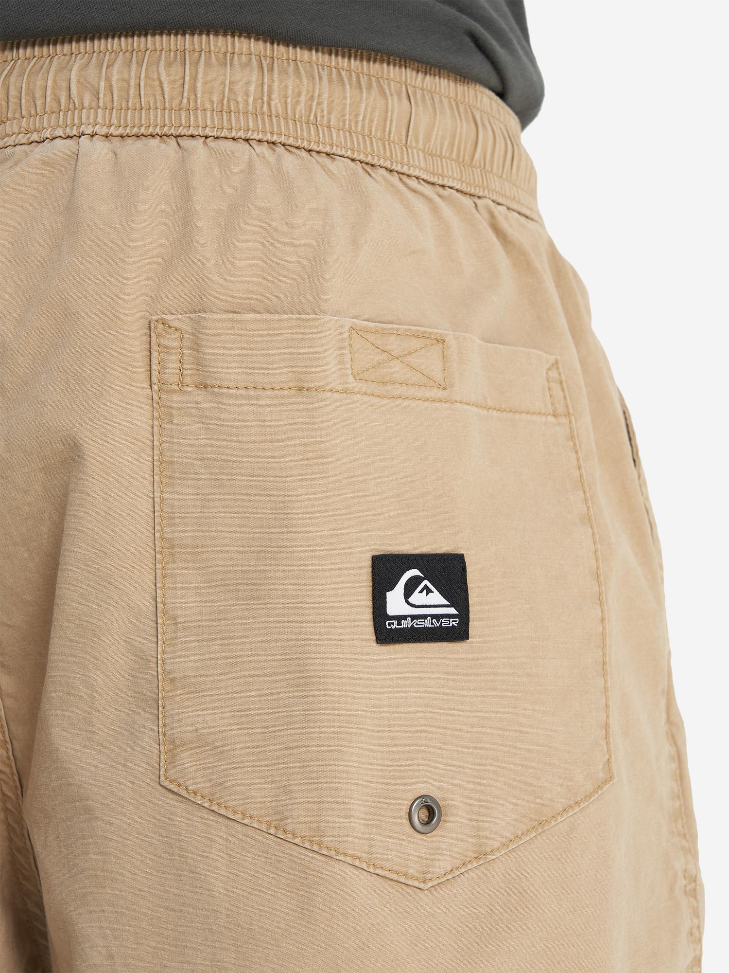 фото Шорты мужские quiksilver taxer, бежевый