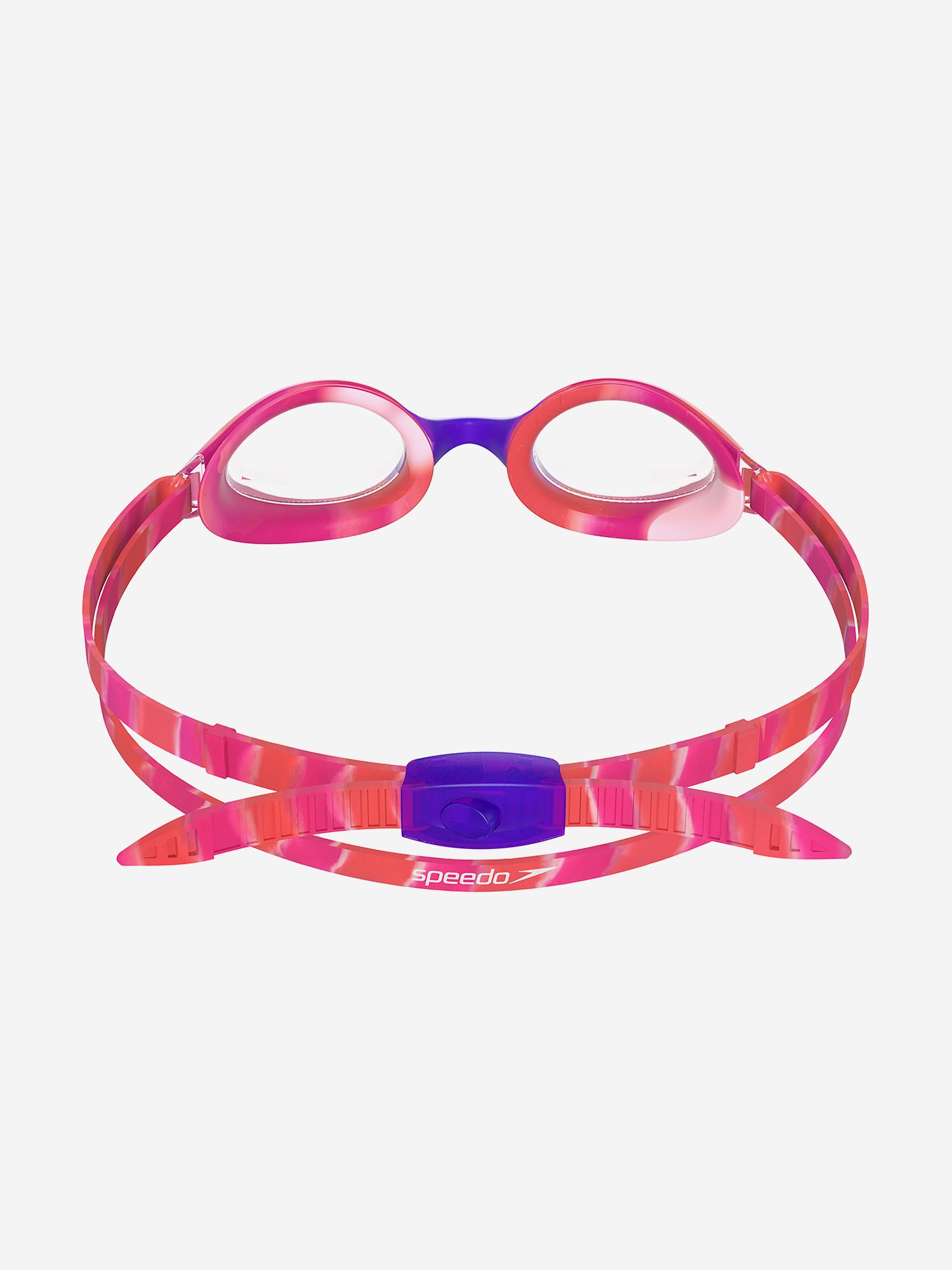 фото Очки для плавания детские speedo hyper flyer mirrored 040, розовый