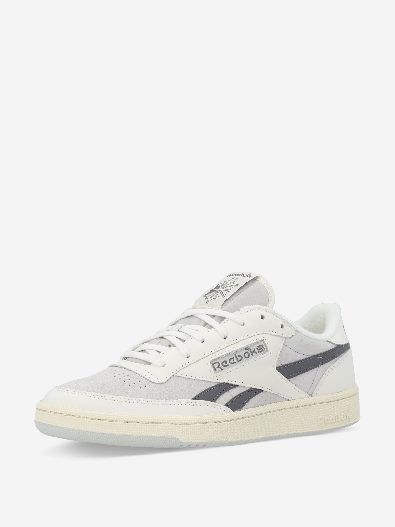 фото Кеды мужские reebok club c revenge vintage ii, серый