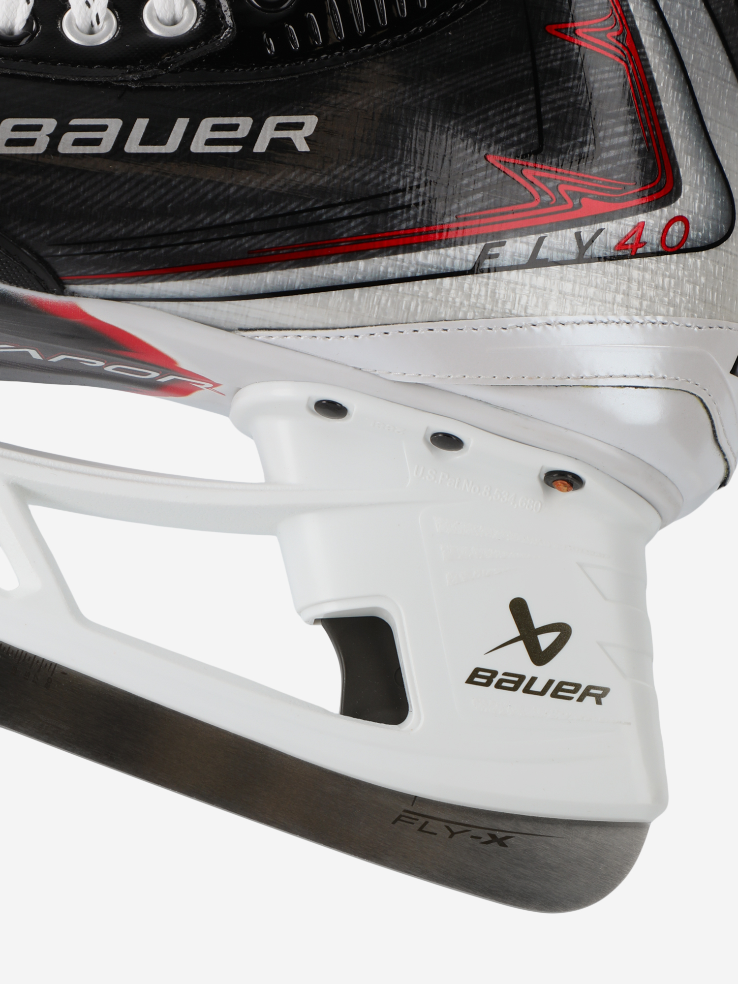 фото Коньки хоккейные bauer vapor fly40 sr fit2, черный