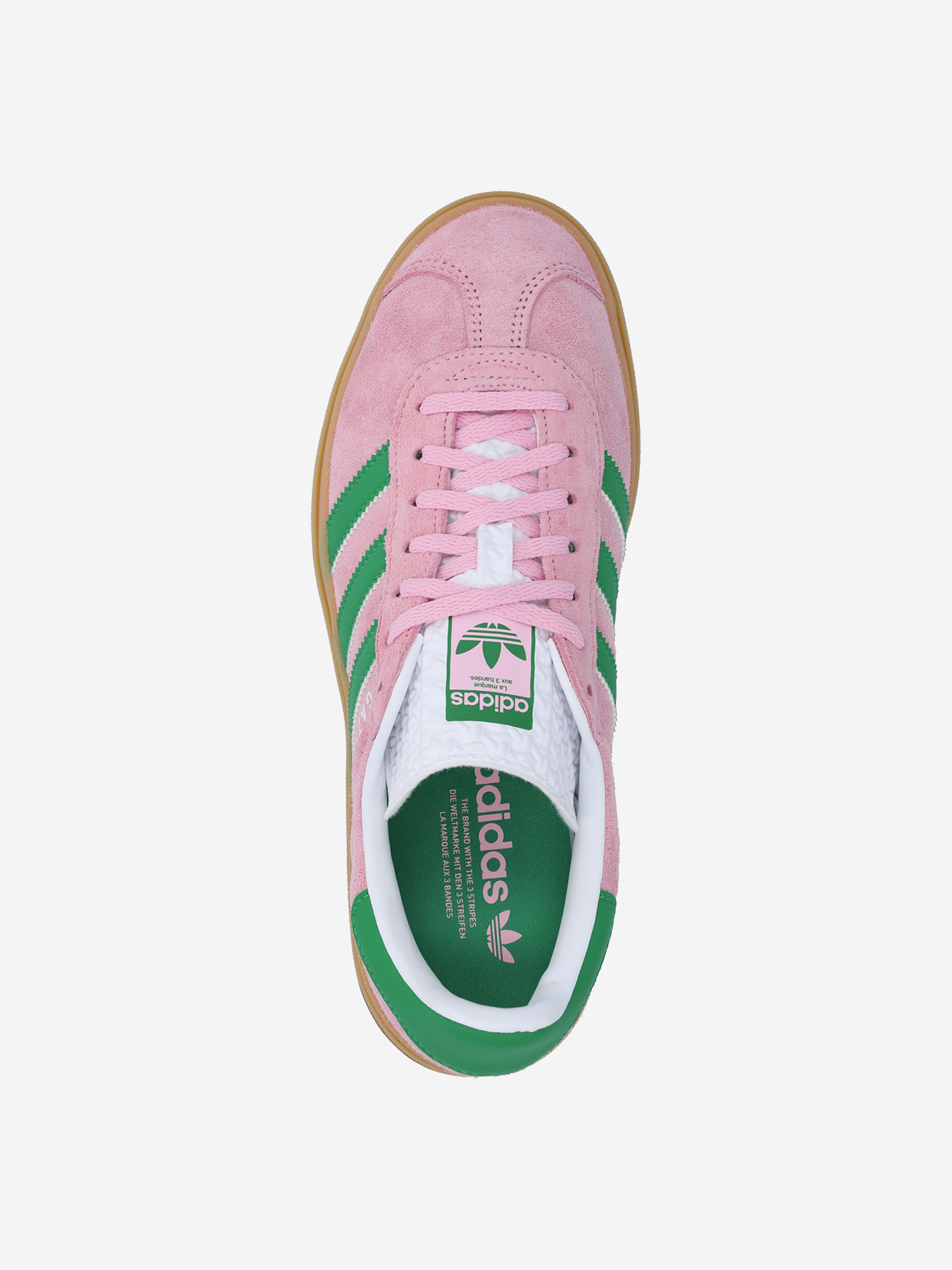 фото Кеды женские adidas gazelle bold, розовый