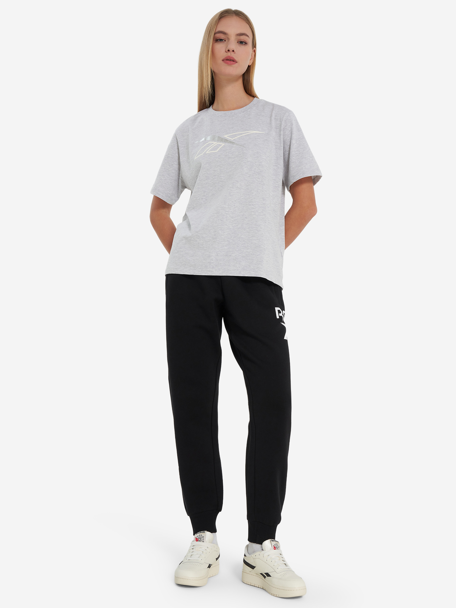 фото Брюки женские reebok jaida, черный